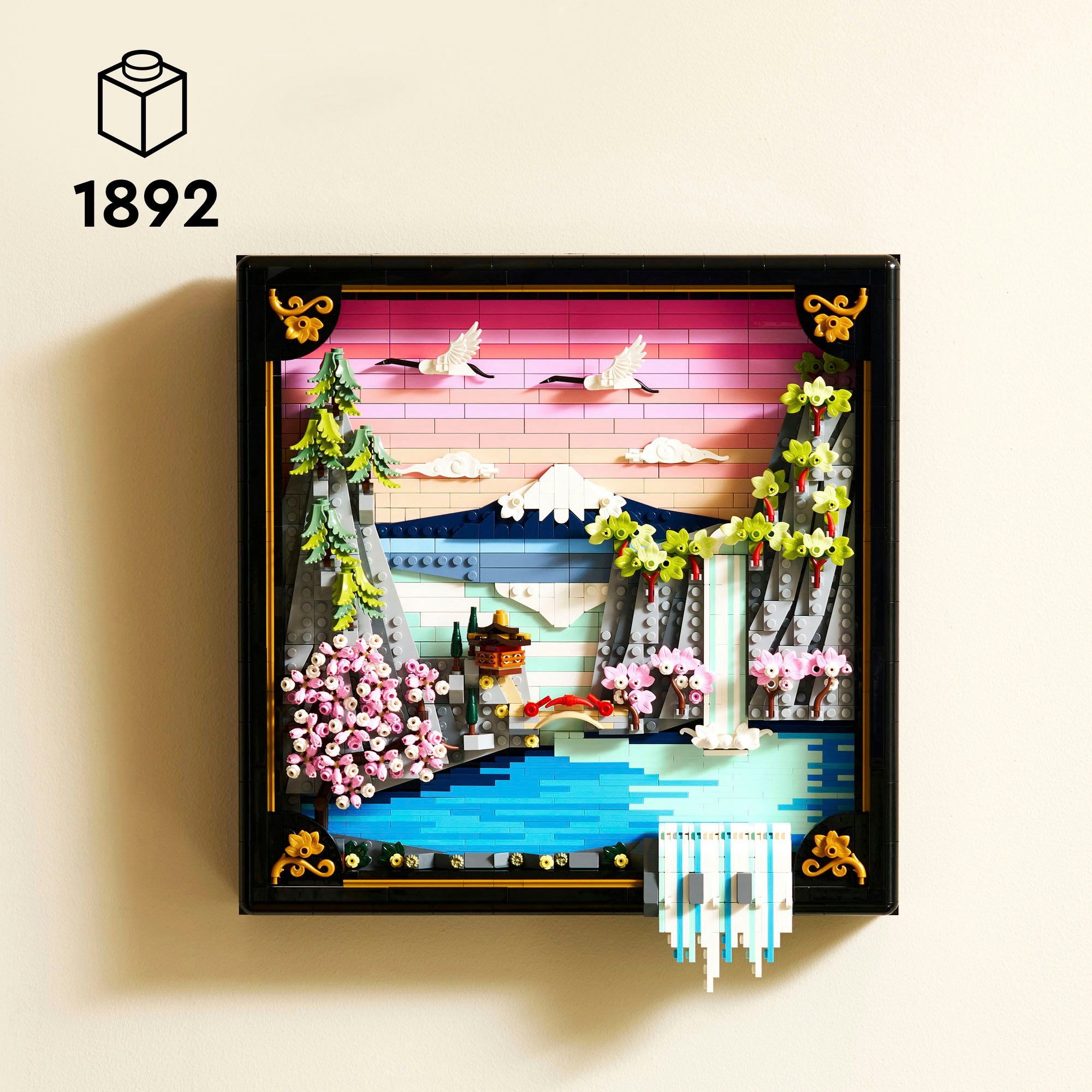 LEGO® Pions de construction »Japanische Kirschblütenlandschaft (31218), LEGO ART« Made in Europe