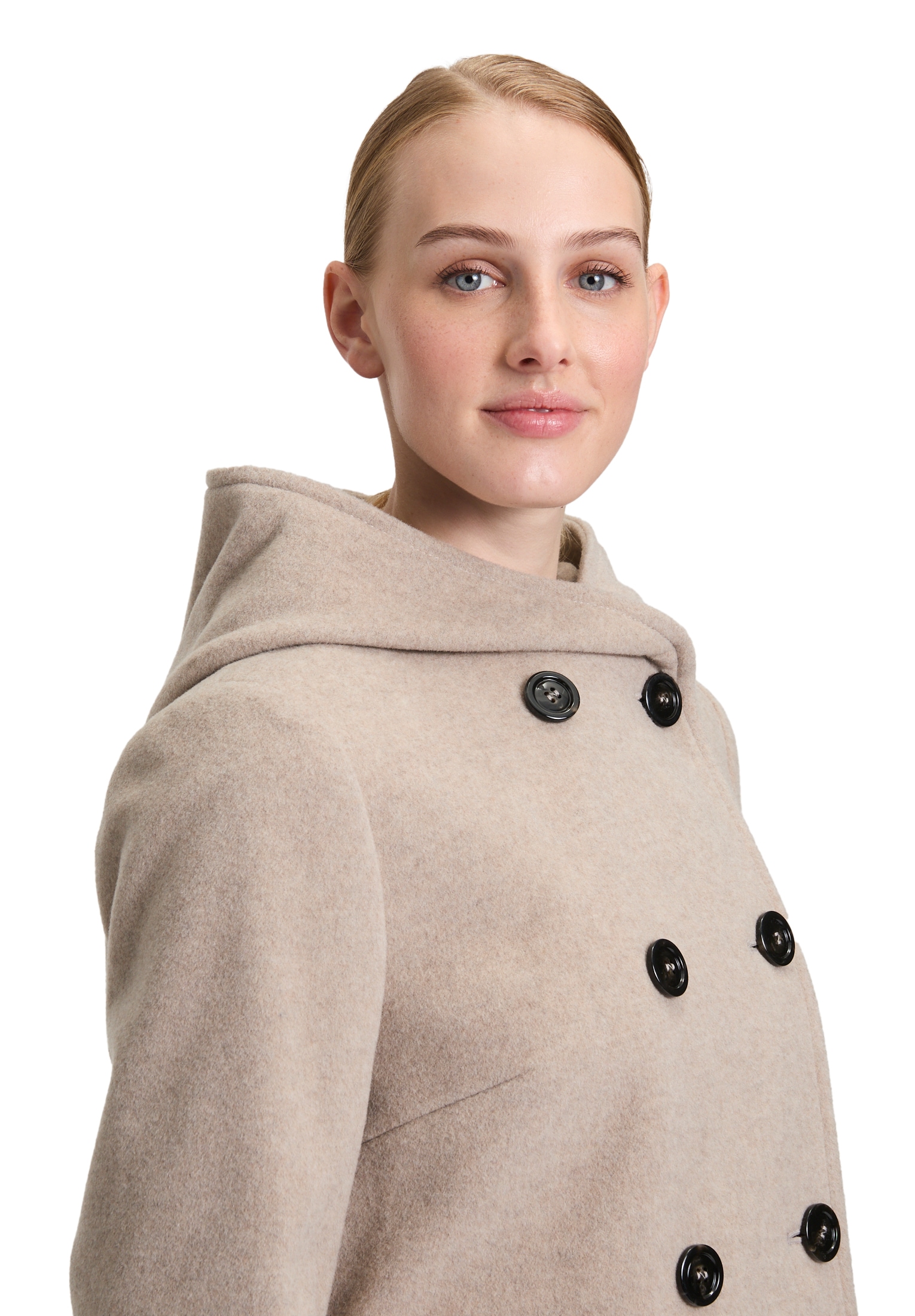 Gil Bret Wollmantel mit Kapuze