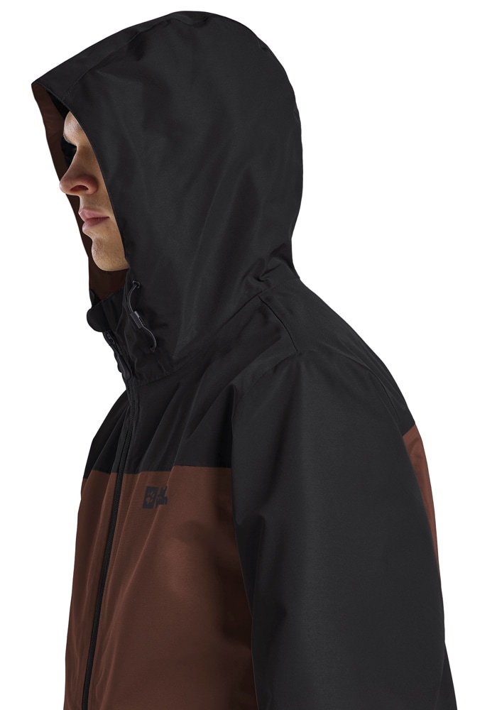 Jack Wolfskin 3-in-1-Funktionsjacke »TAUBENBERG 3IN1 JKT M« mitKapuze 3in1, wasserdicht, winddicht, Übergangsjacke