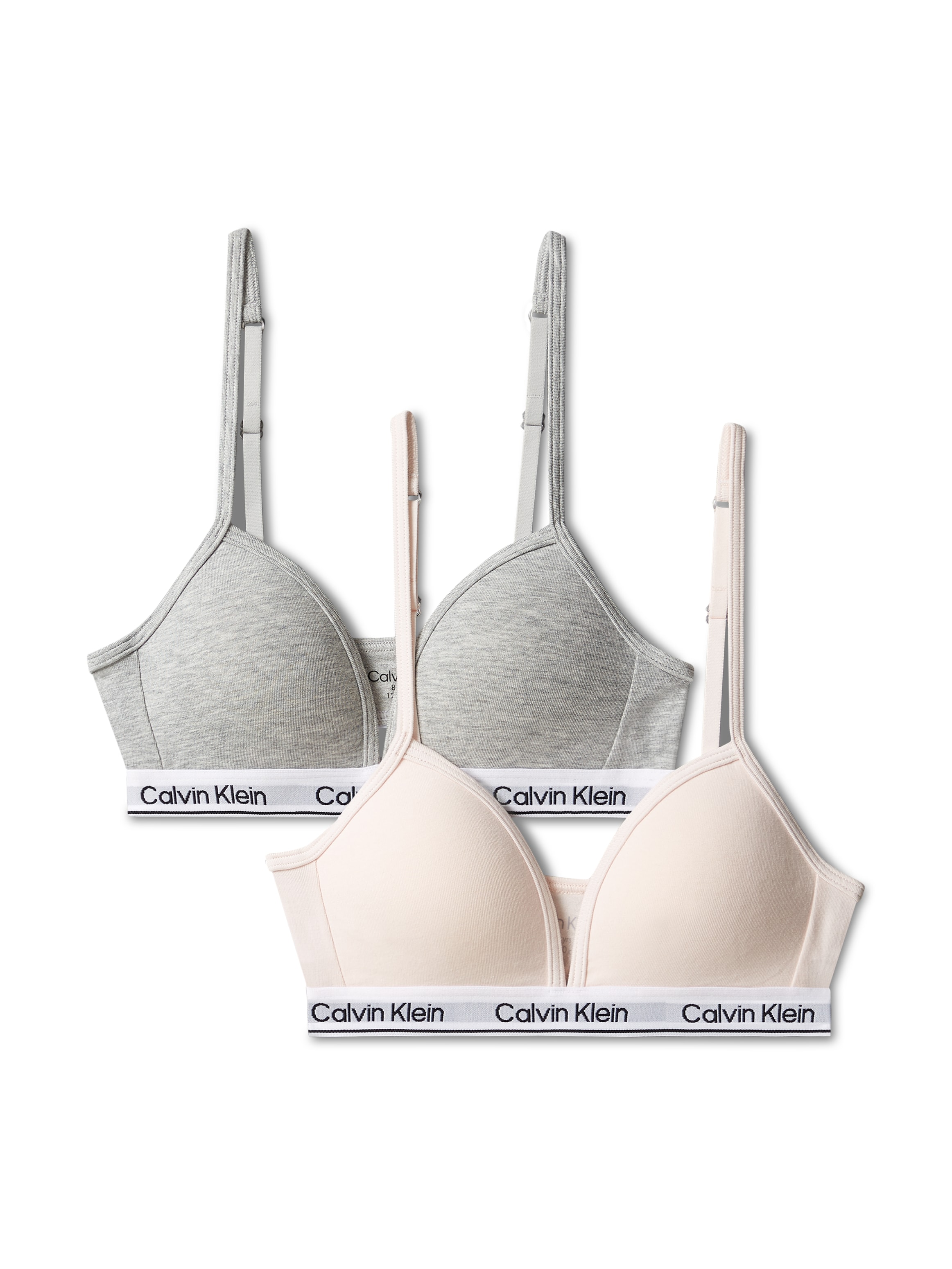 Calvin Klein Underwear Soutien-gorge triangle »2PK TRIANGLE« Paquet, pack de 2, 2 cuis Avec bande à logo