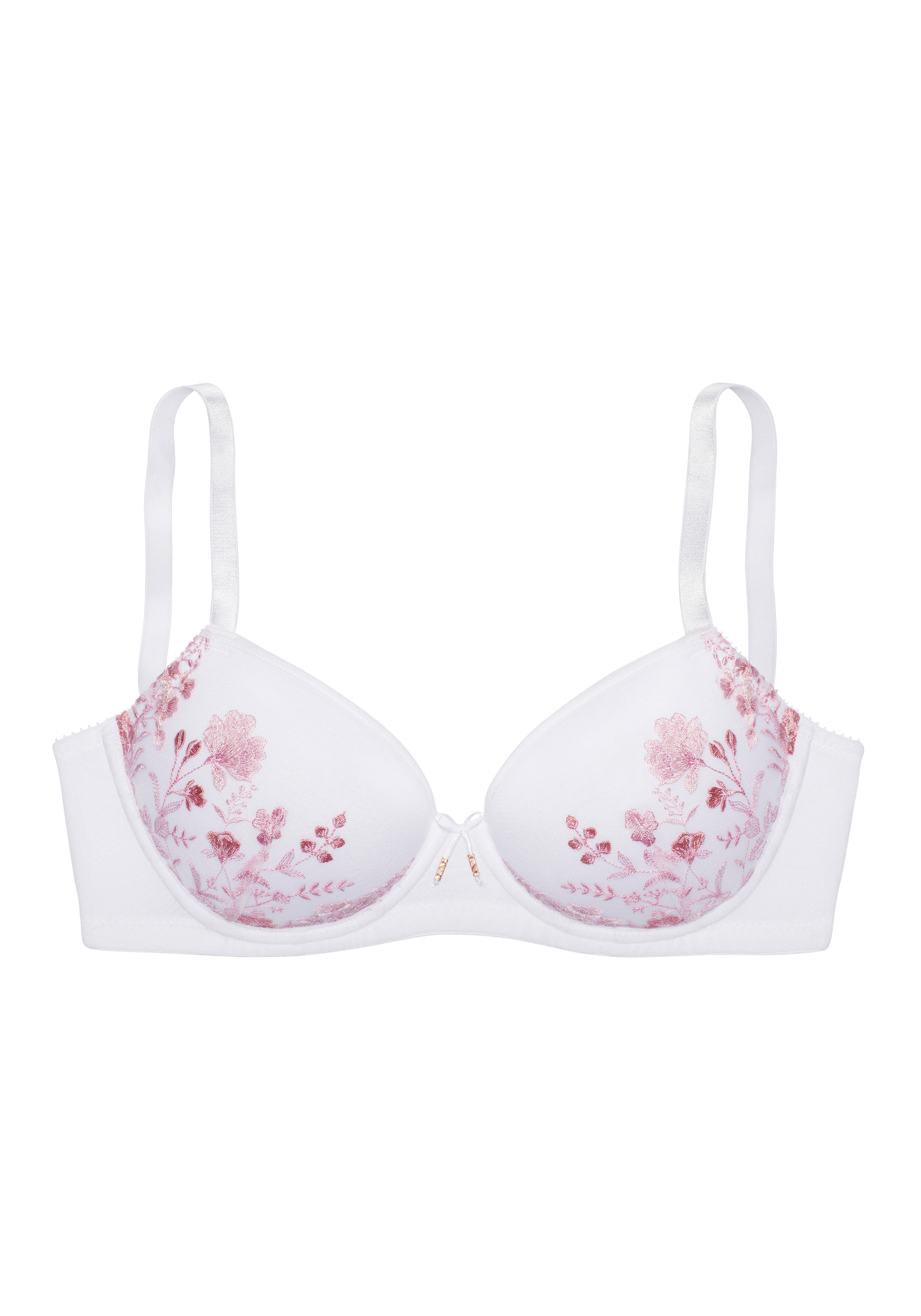 LASCANA Soutiens-gorge moulés »Maria« mit Bügel & Blumen-Stickerei