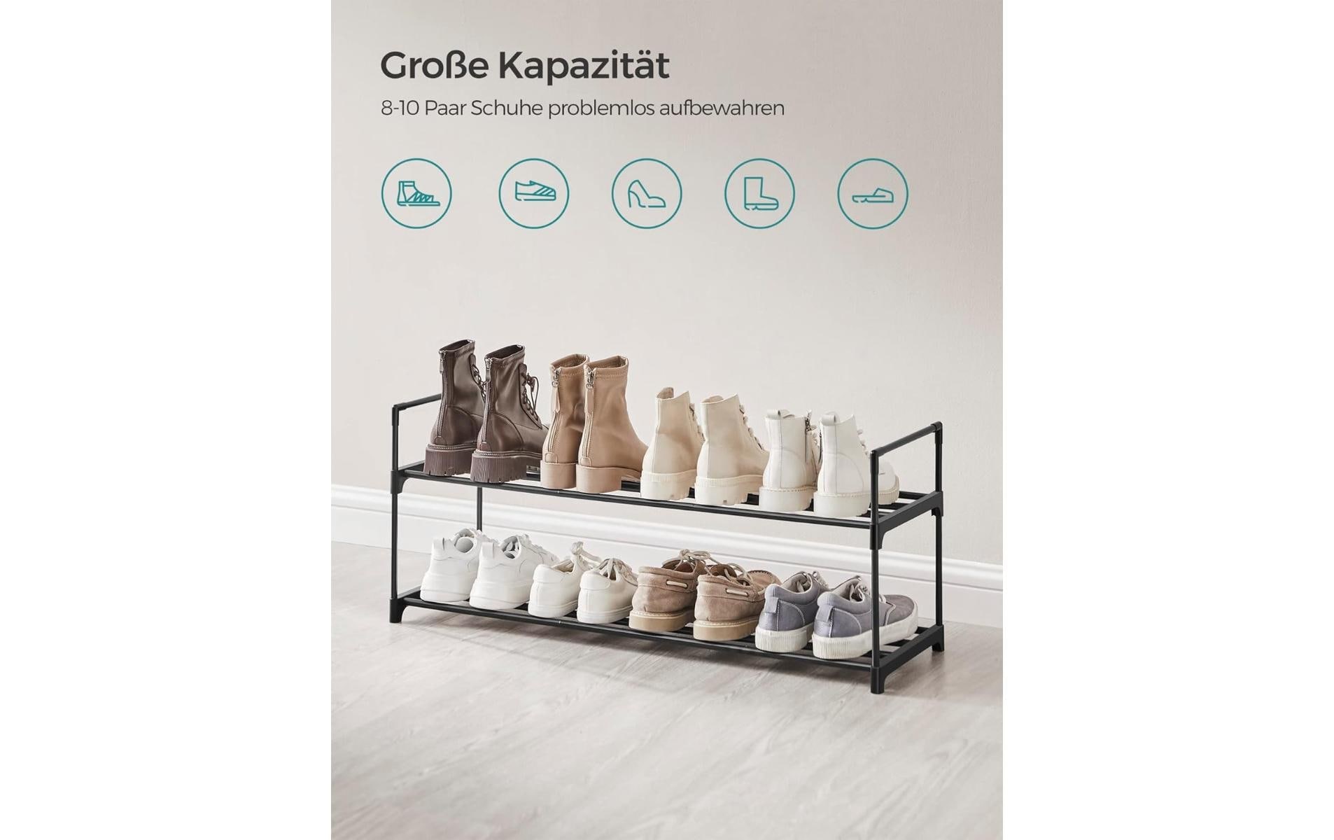 SONGMICS Étagère à chaussures »92 x 30 x 34 cm«