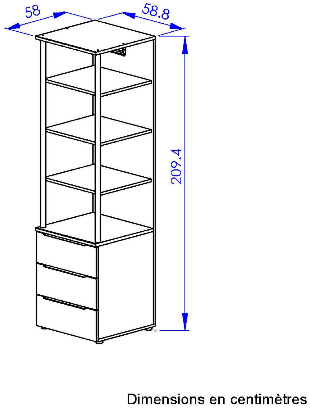 Gami Schlafzimmer-Set Elegantes Zimmer mit praktischen & funktionalen Aufbewahrungselementen
