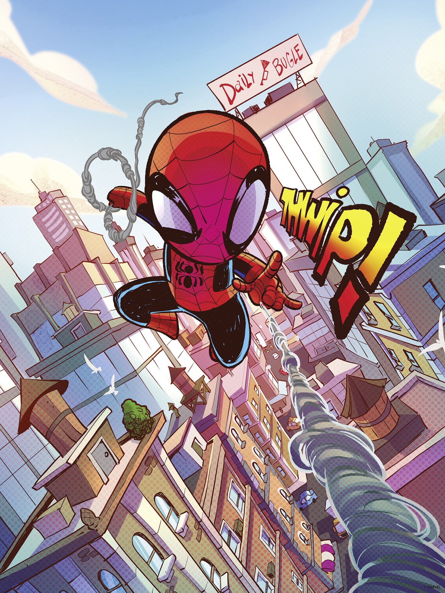 Komar Wandbild »Marvel Spider-Man THWIP« Disney Set;Schlafzimmer;Wohnzimmer;Jugendzimmer;Arbeitszimmer, 1 Stk. tlg. 30 x 40 cm (Breite x Höhe) - Kinderzimmer, Dekoration