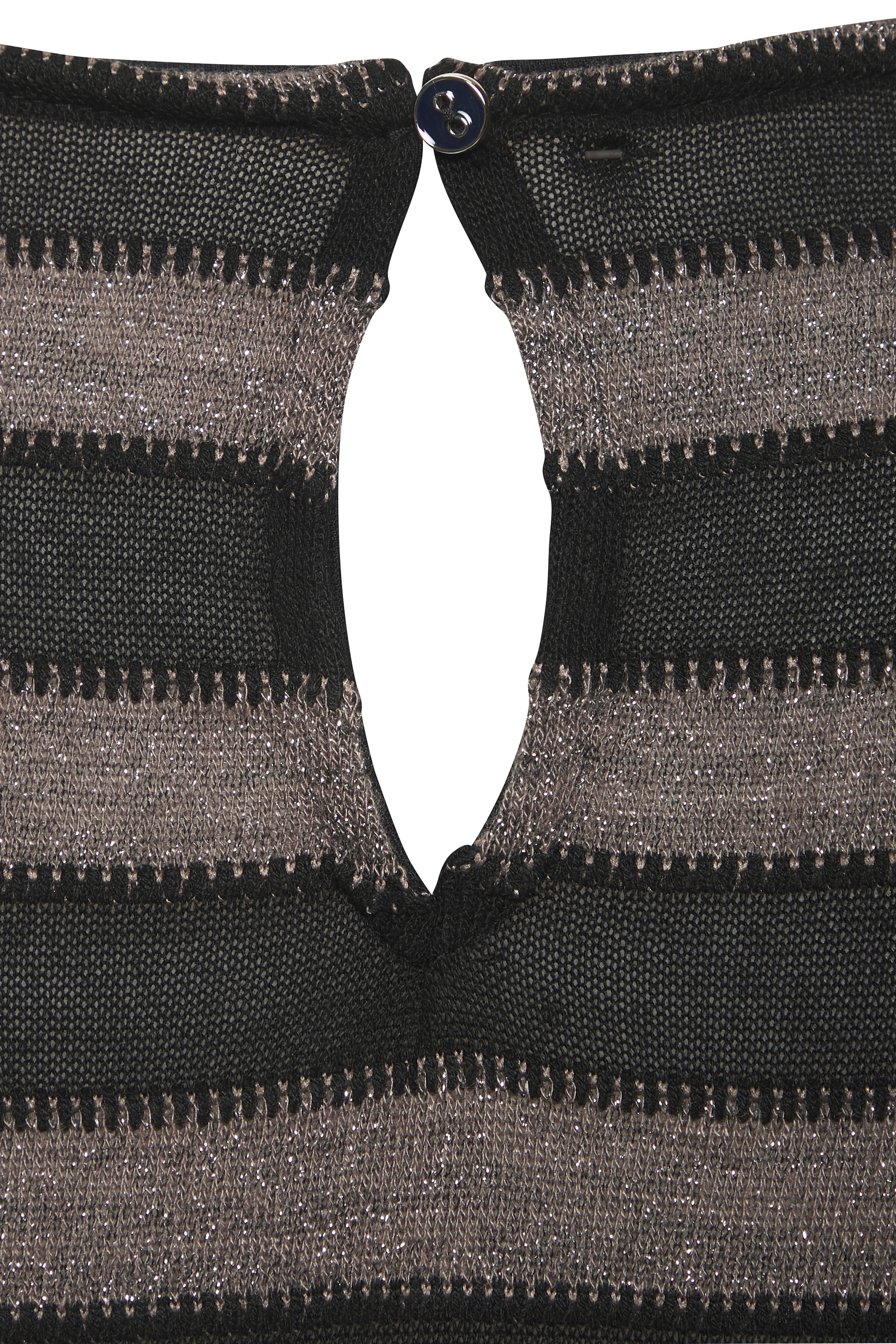 LASCANA T-Shirt »mit elegantem Glitzerstreifen« aus leichter Feinstrickqualität