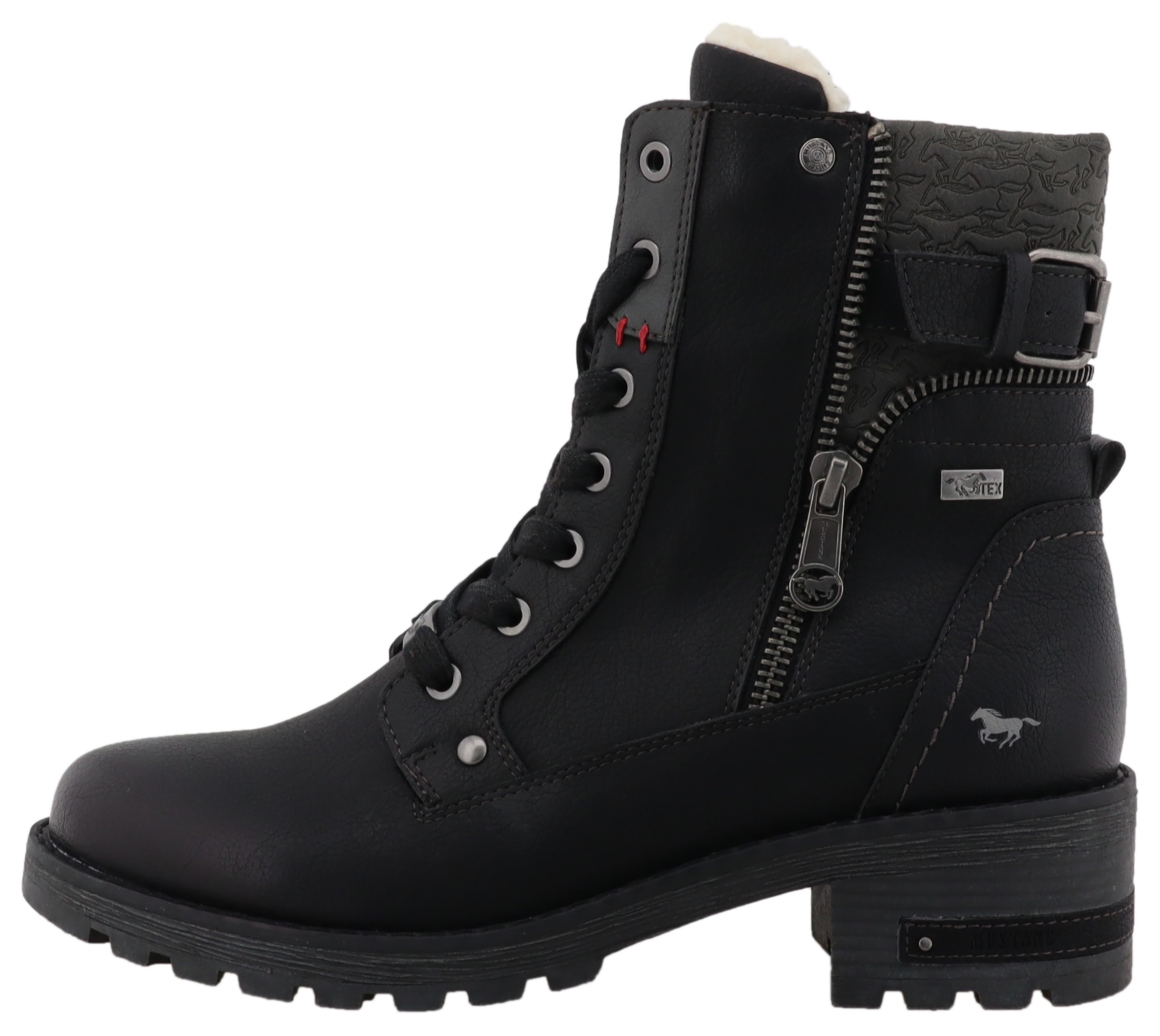 Mustang Shoes Bottes d'hiver »Haukea«  bottines d'hiver, boots avec fermeture éclair intérieure