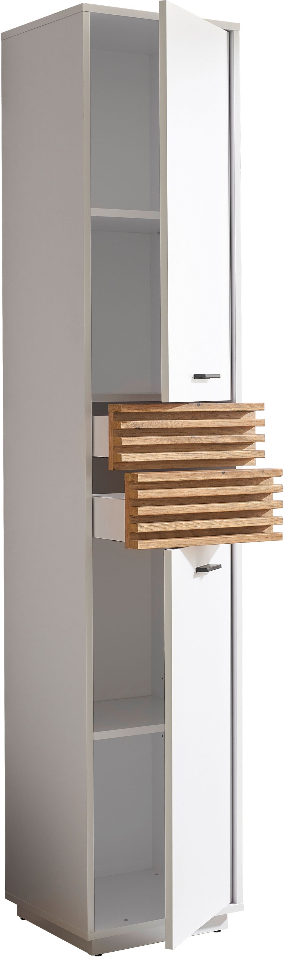 BASIC by Balculina Hochschrank »Liguria B/H/T 38x191x35 cm« 1 Stk. tlg. Breite 38cm, Unterflurauszug, FSC-Mix 70%