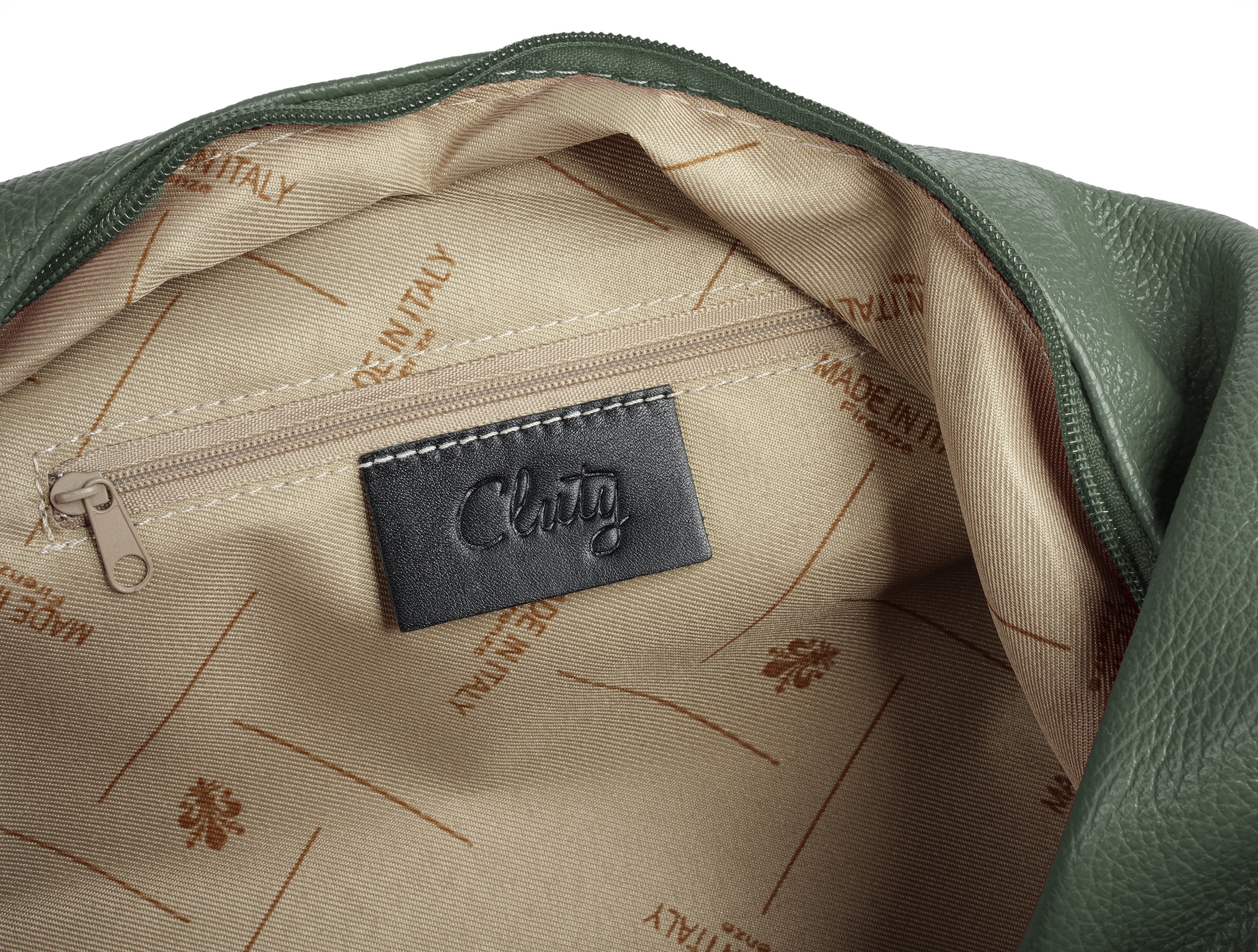 Cluty Shopper echt Leder, Made in Italy
