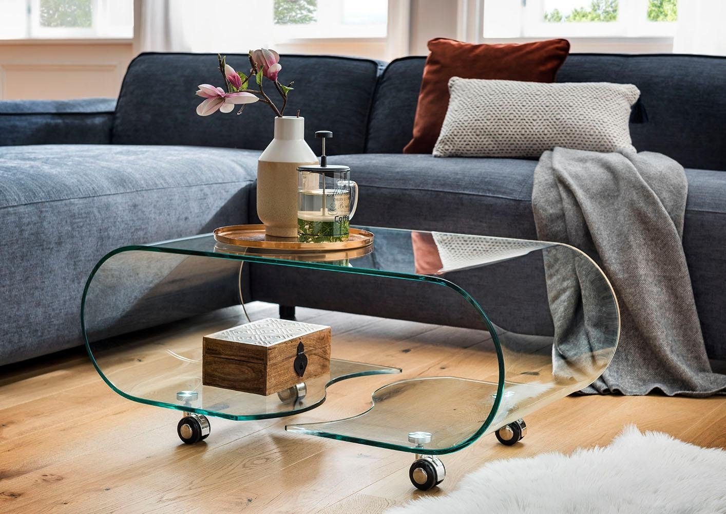 Paroli Couchtisch auf Rollen