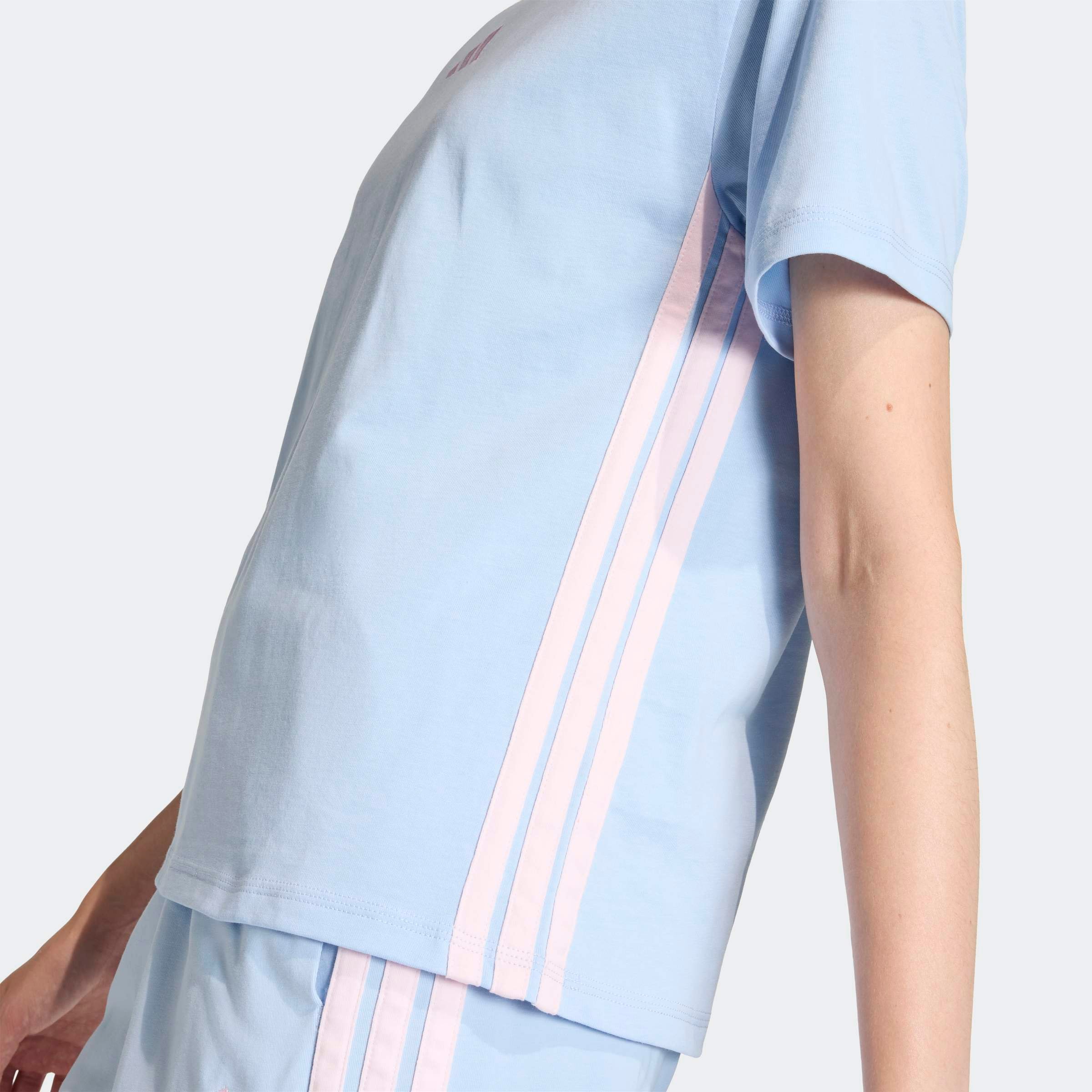 adidas Sportswear T-shirt »ESSENTIALS 3-STREIFEN COTTON«