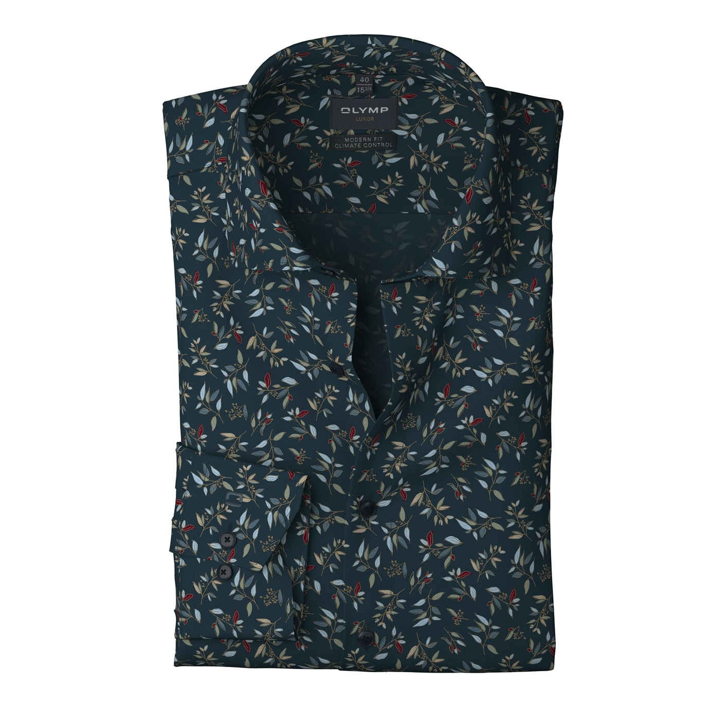 OLYMP Langarmhemd »24/7 - Luxor modern fit« Climate Control, Global-Kentkragen, modern fit, Businesshemd