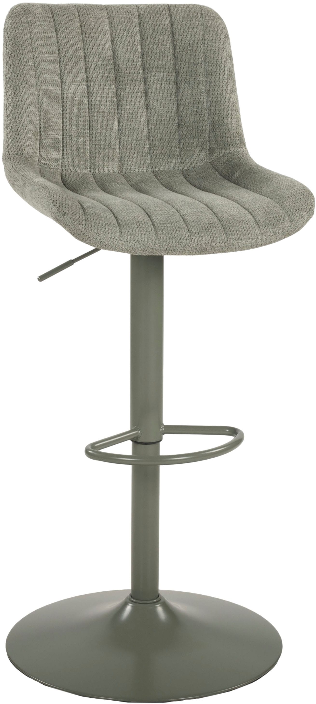 Duo Collection Tabouret de bar »Kelly« 1 cuis tlg. incl. dossier et repose-pieds, réglable en hauteur, pivotant à 360°