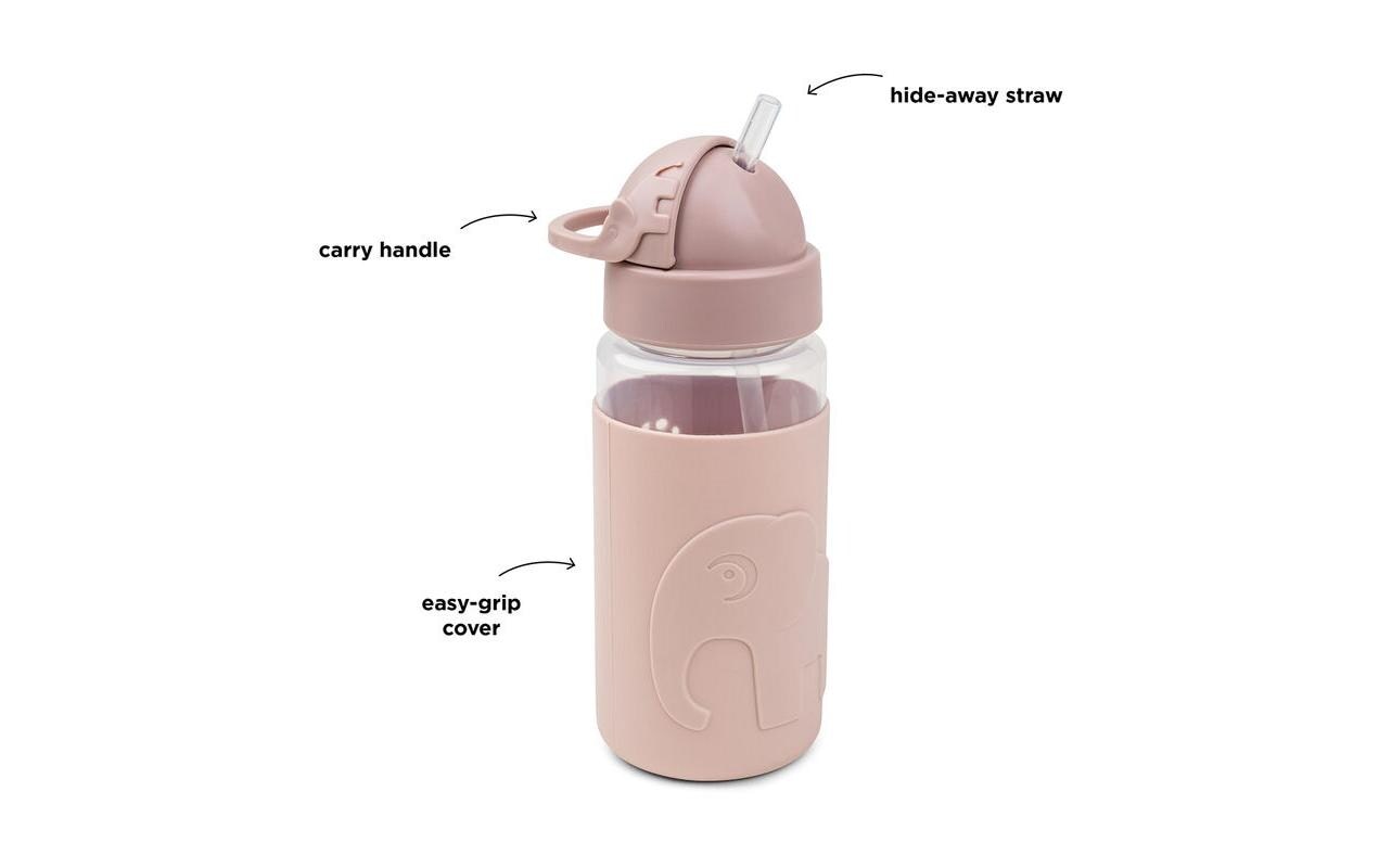 DONE BY DEER Trinkflasche »done by deer Easy-grip Strohhalm Elphee 350 ml«