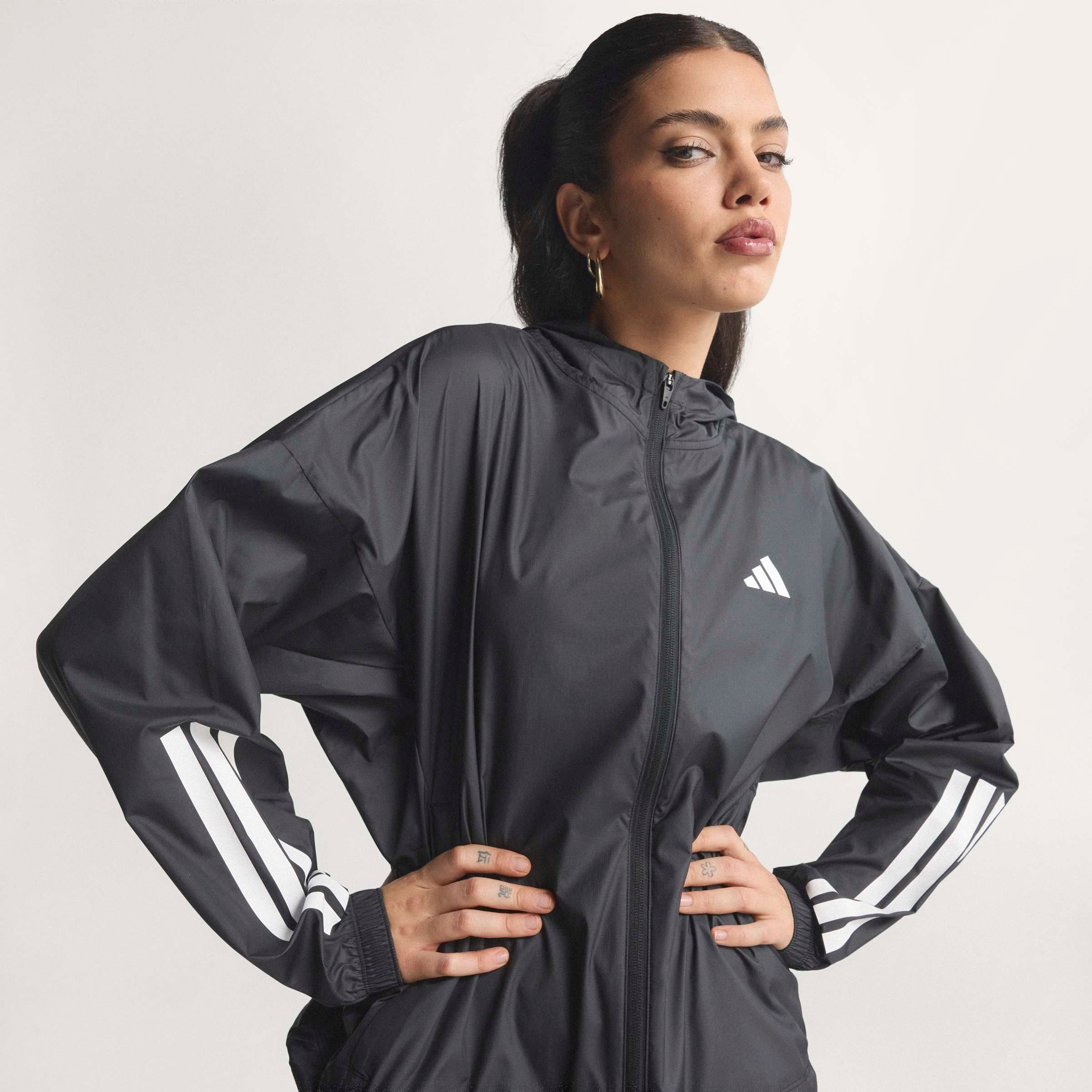 adidas Performance Coupe-vent »HYG WINDY« pour adultes, avec fermeture éclair, en polyester
