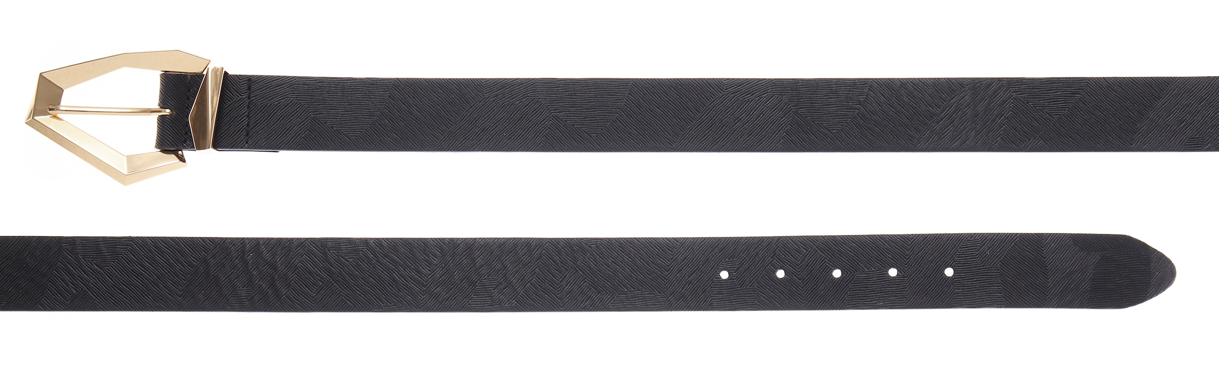 LASCANA Ceinture de hanche »Ledergürtel, Anzuggürtel, Hosengürtel, Jeansgürtel, Taillengürtel« Gürtel aus strukturiertem Leder mit eleganter Schnalle
