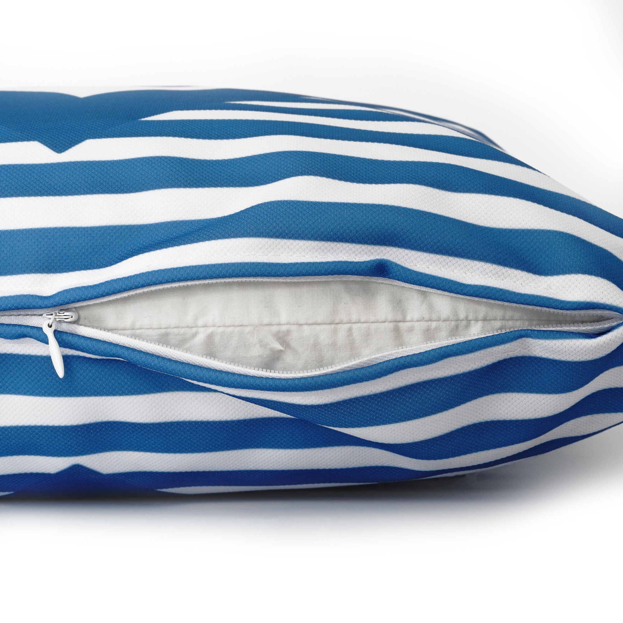 queence Dekokissen »Anker 40x40/50x50cm Outdoor-Kissenbezug Garten« Kissenhülle mit Öse und Kordel Kissenbezug Maritim