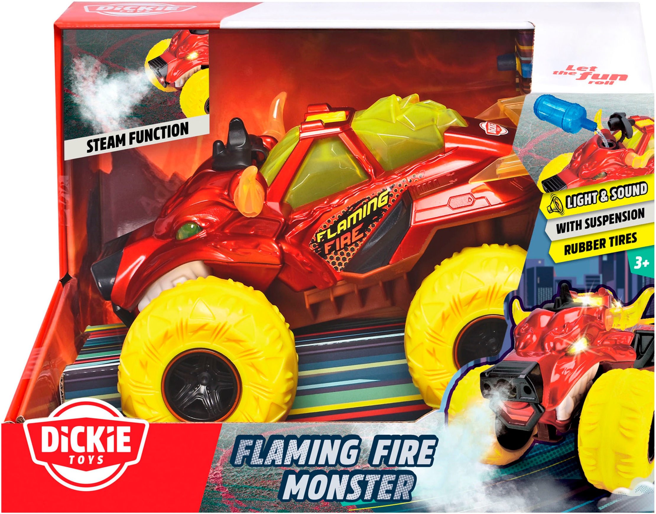 Dickie Toys Jouet Monstertruck »Flaming Fire Monster« mit Licht und Sound