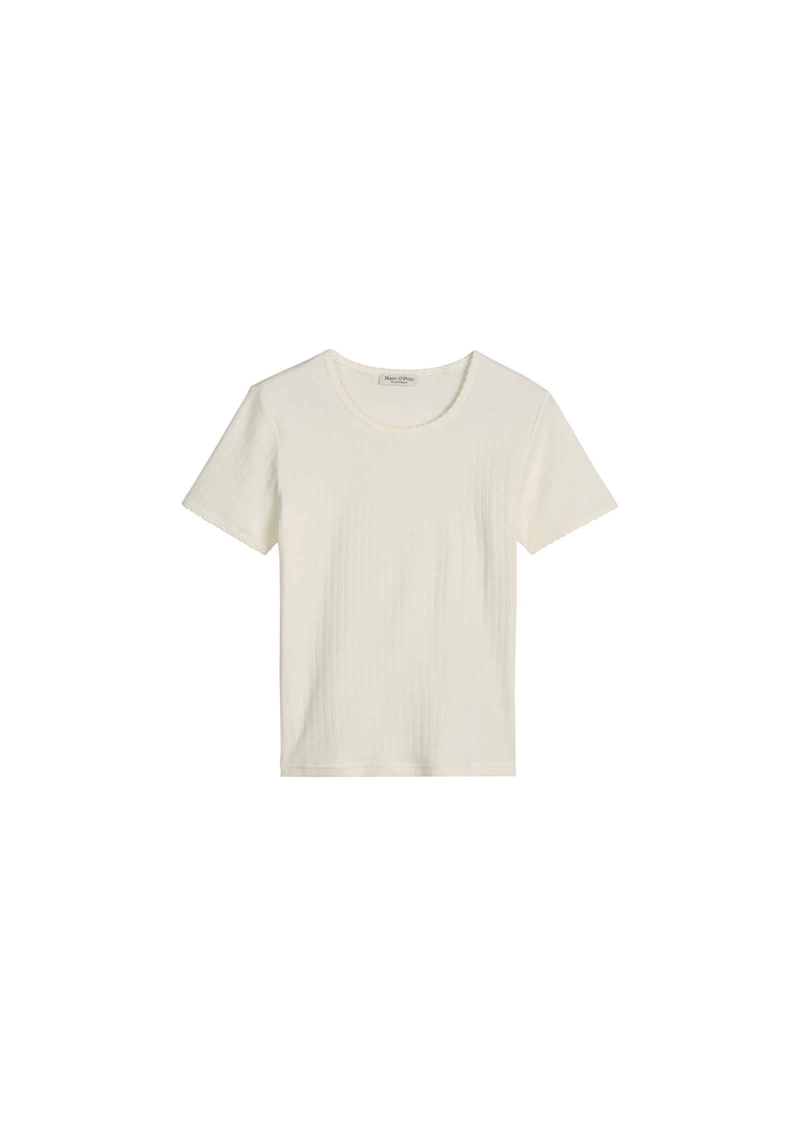 Marc O'Polo T-shirt à manches courtes »Mix N Match Airy Cotton Rib« avec encolure ronde