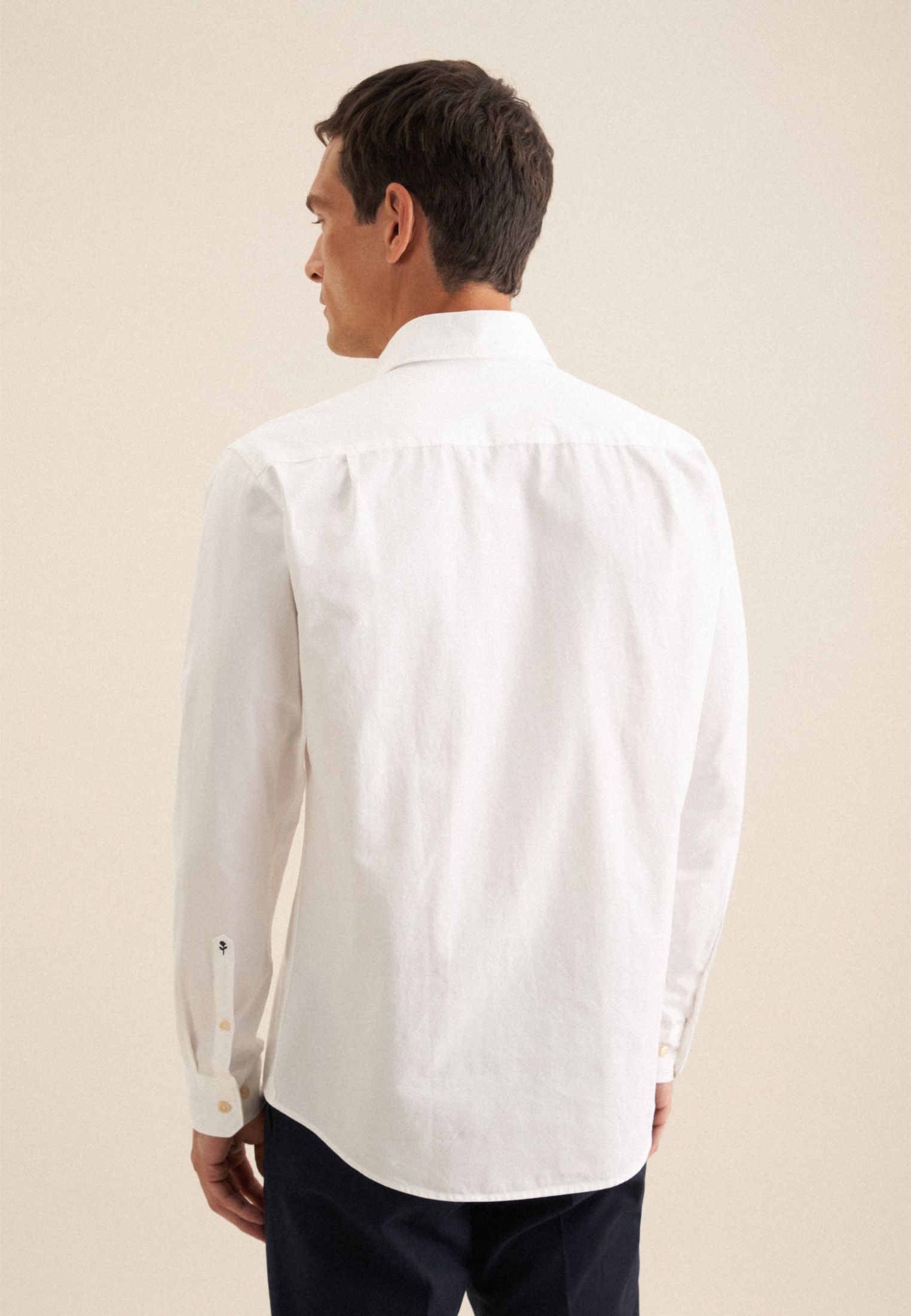 seidensticker Chemise d'affaires col Kent uni Regular 1/1