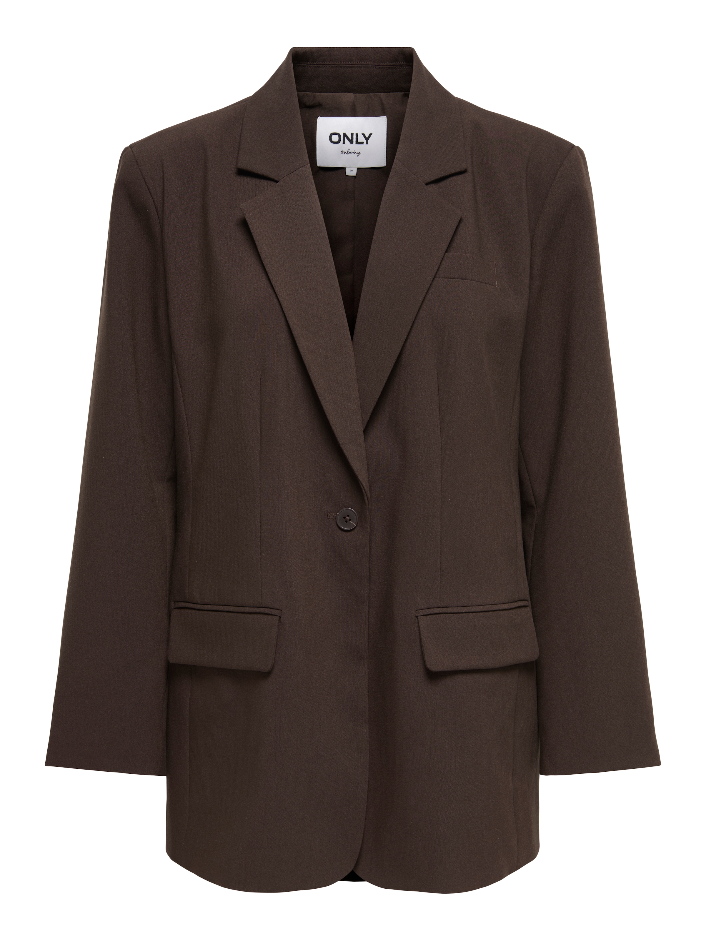 ONLY Blazer long »ONLLINDA-RAVEN L/S BF BLAZER TLR NOOS« Mélange de matériaux, oversize
