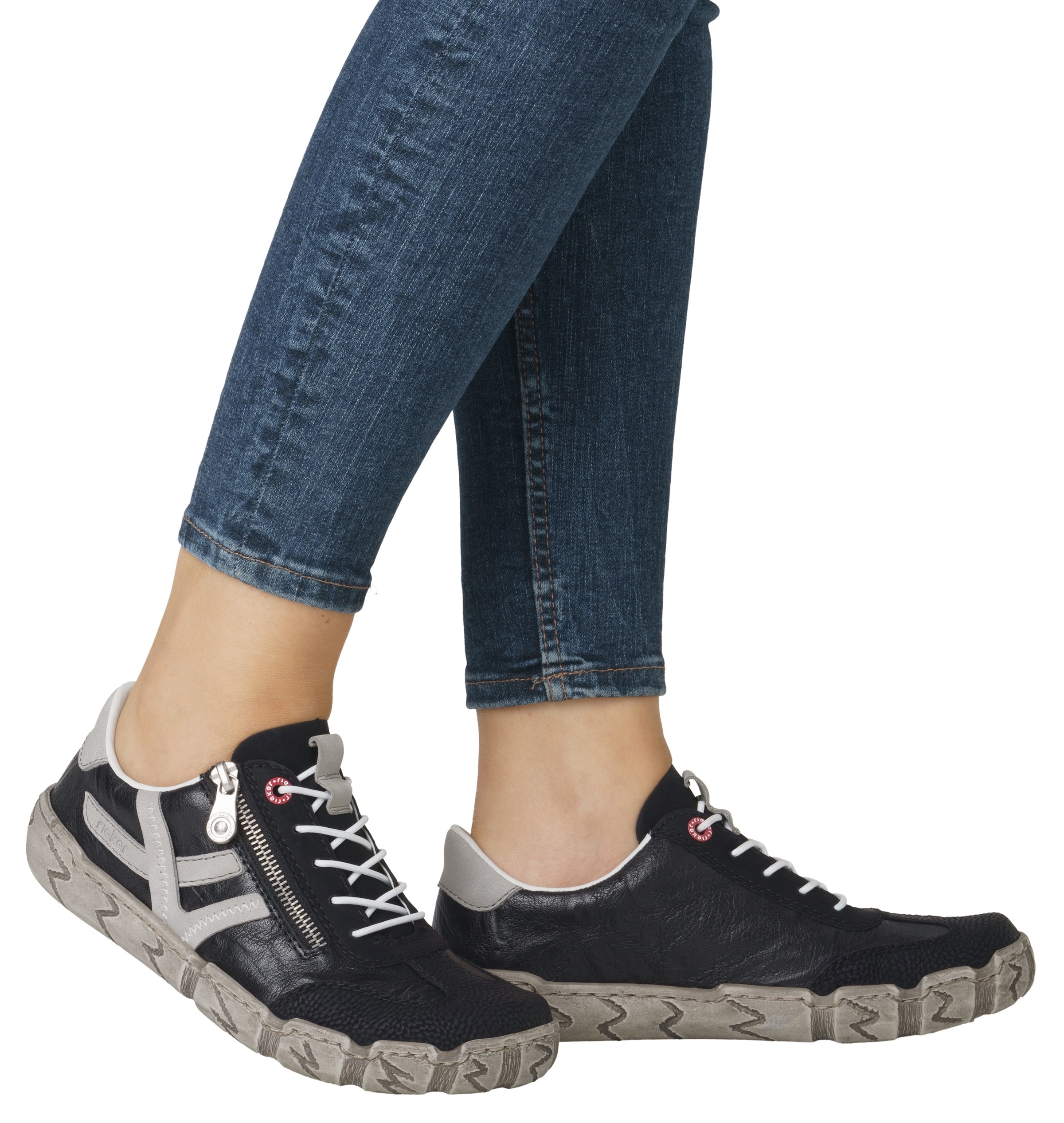 Rieker Baskets slip-on  , Halbschuh, Schlupfschuh, Freizeitschuh mit weicher Innensohle