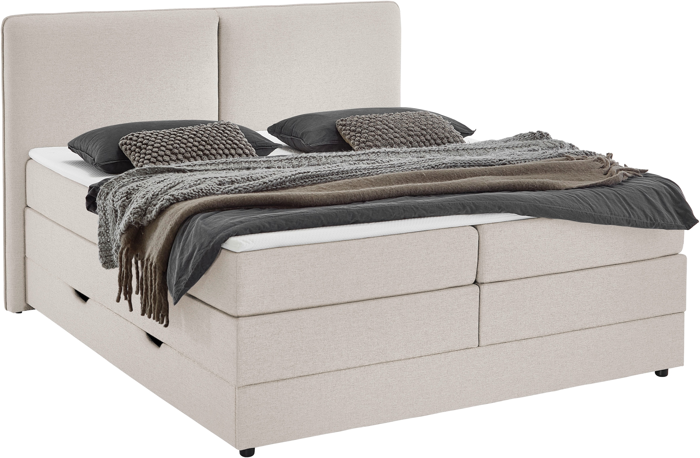 meise.möbel Boxbett »Columbia mit extra grossem Bettkasten« erhältlich in 180x200cm