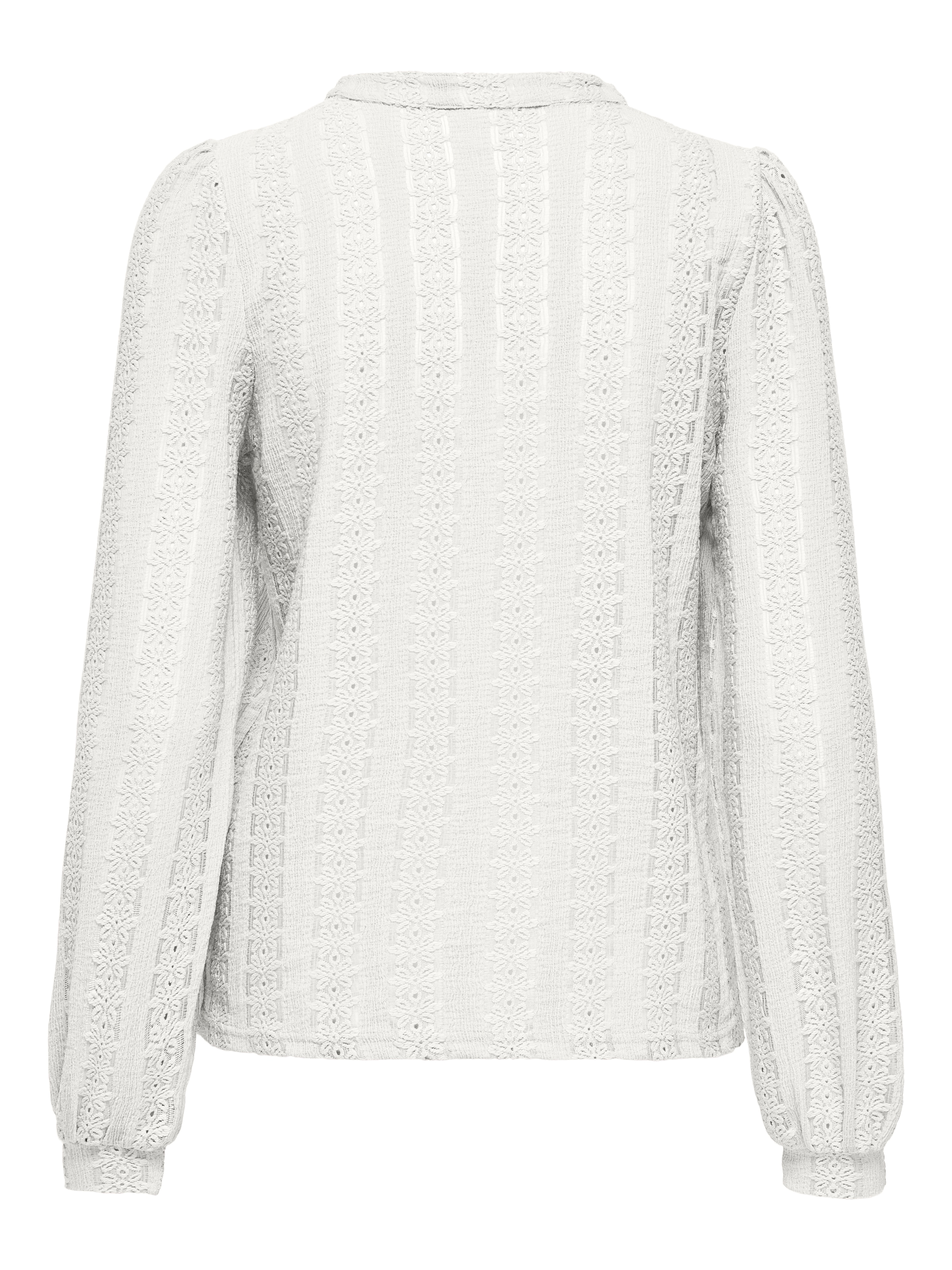 ONLY Blusenshirt »ONLMELANIE L/S SPLIT TOP JRS«