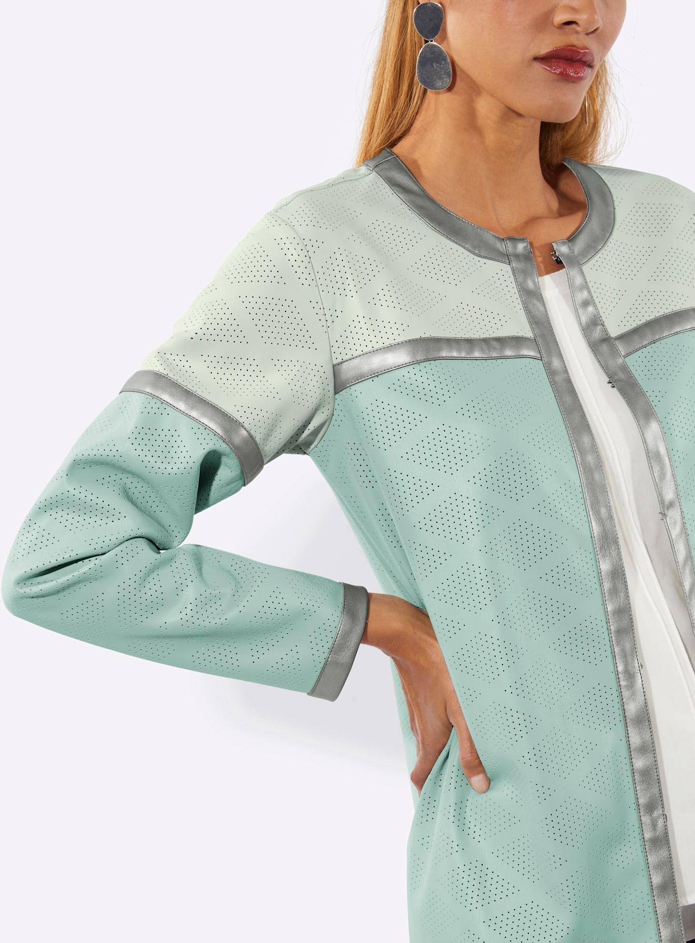 Mainpol Blazer en similicuir »Lederimitat-Blazer«