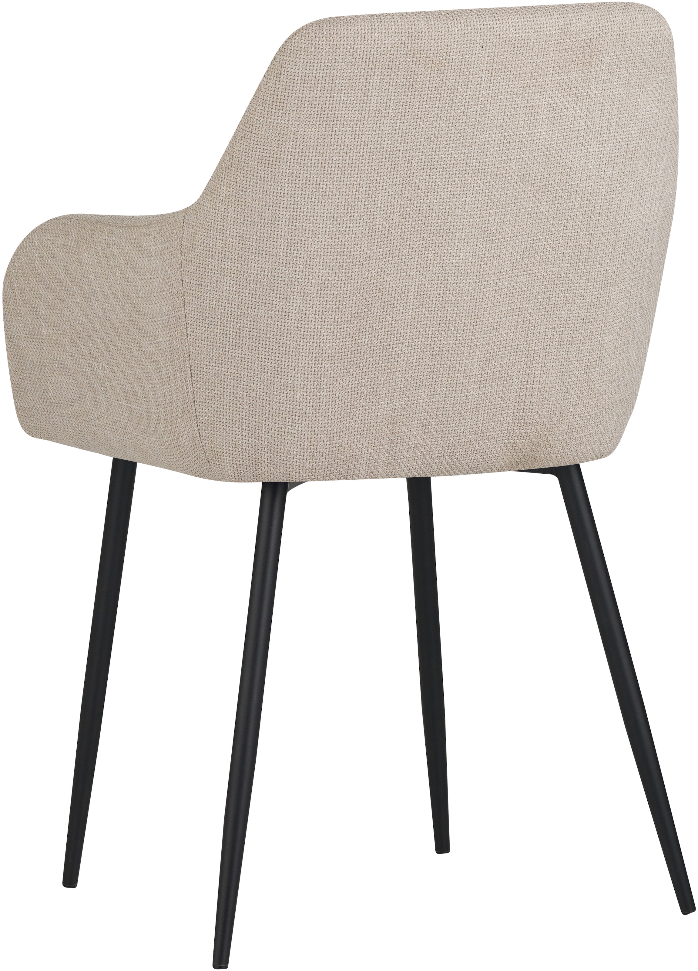 HELA Essgruppe »MOSEL« 3 Stk. tlg. Tisch 90x75 cm, Platte rund, gesinterter Stein, Armlehnenstuhl