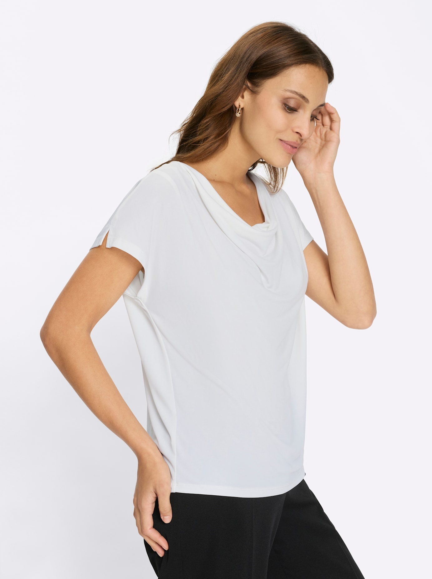 Lady T-shirt cascade »Wasserfallshirt« 1 pièces