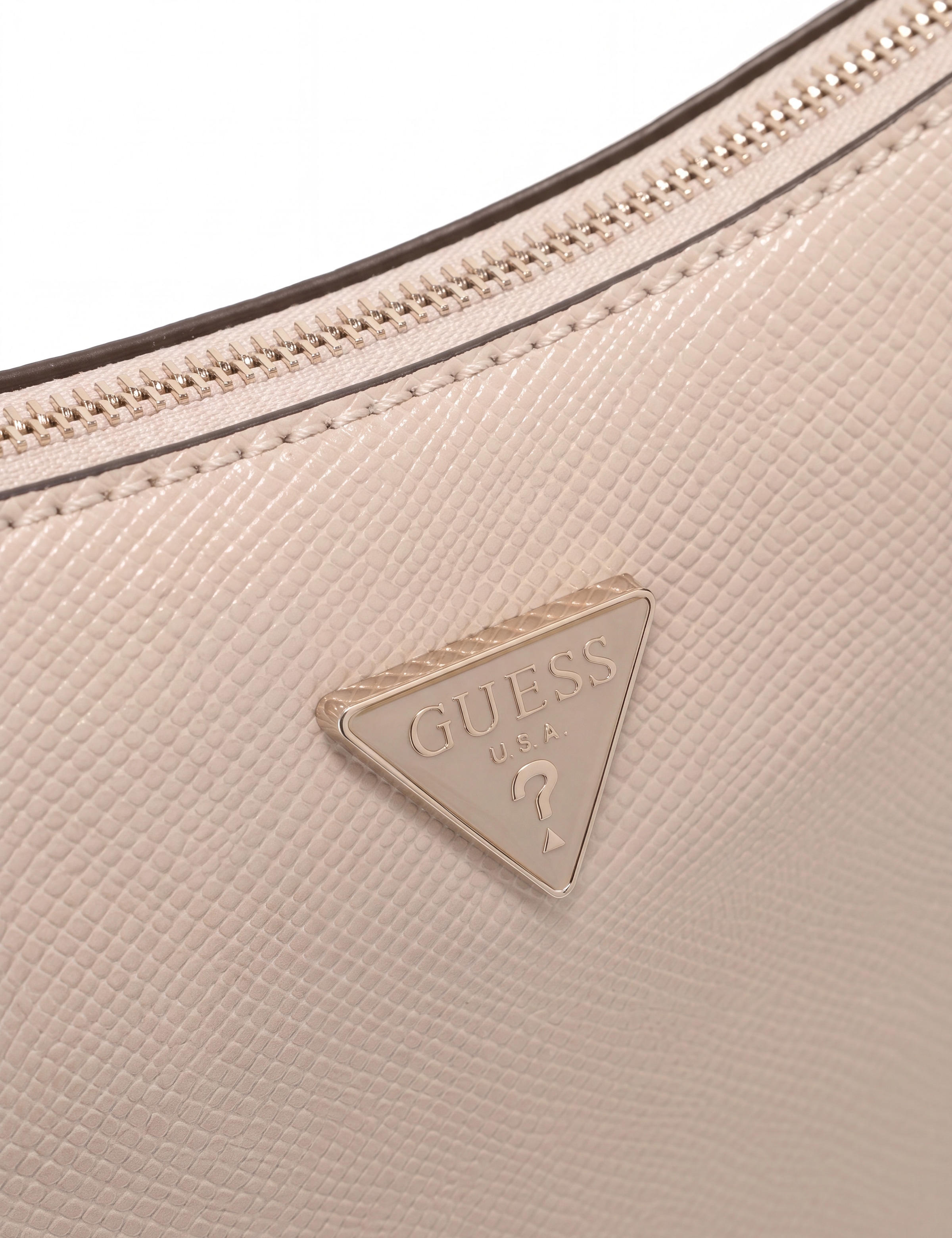 Guess Hobo »DANIELLE MED SHOULDER BAG« Damen Henkeltasche, Handtasche mit modischem Anhänger