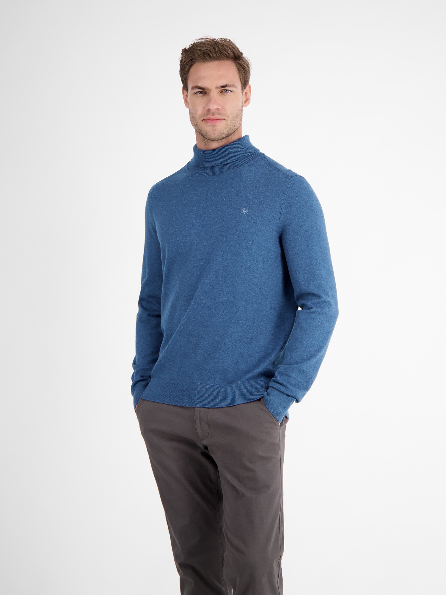 LERROS Rollkragenpullover »LERROS Herren Rollkragen-Strickpullover«