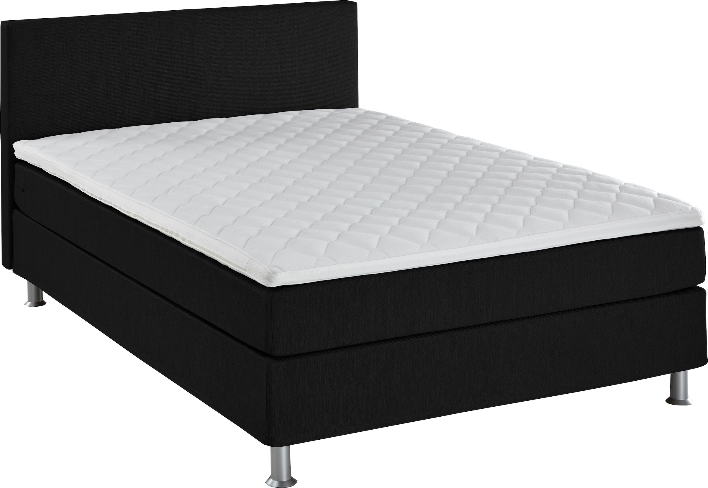 ATLANTIC home collection Boxbett »Edison« inkl. Bonnellfederkern-Matratze und Topper