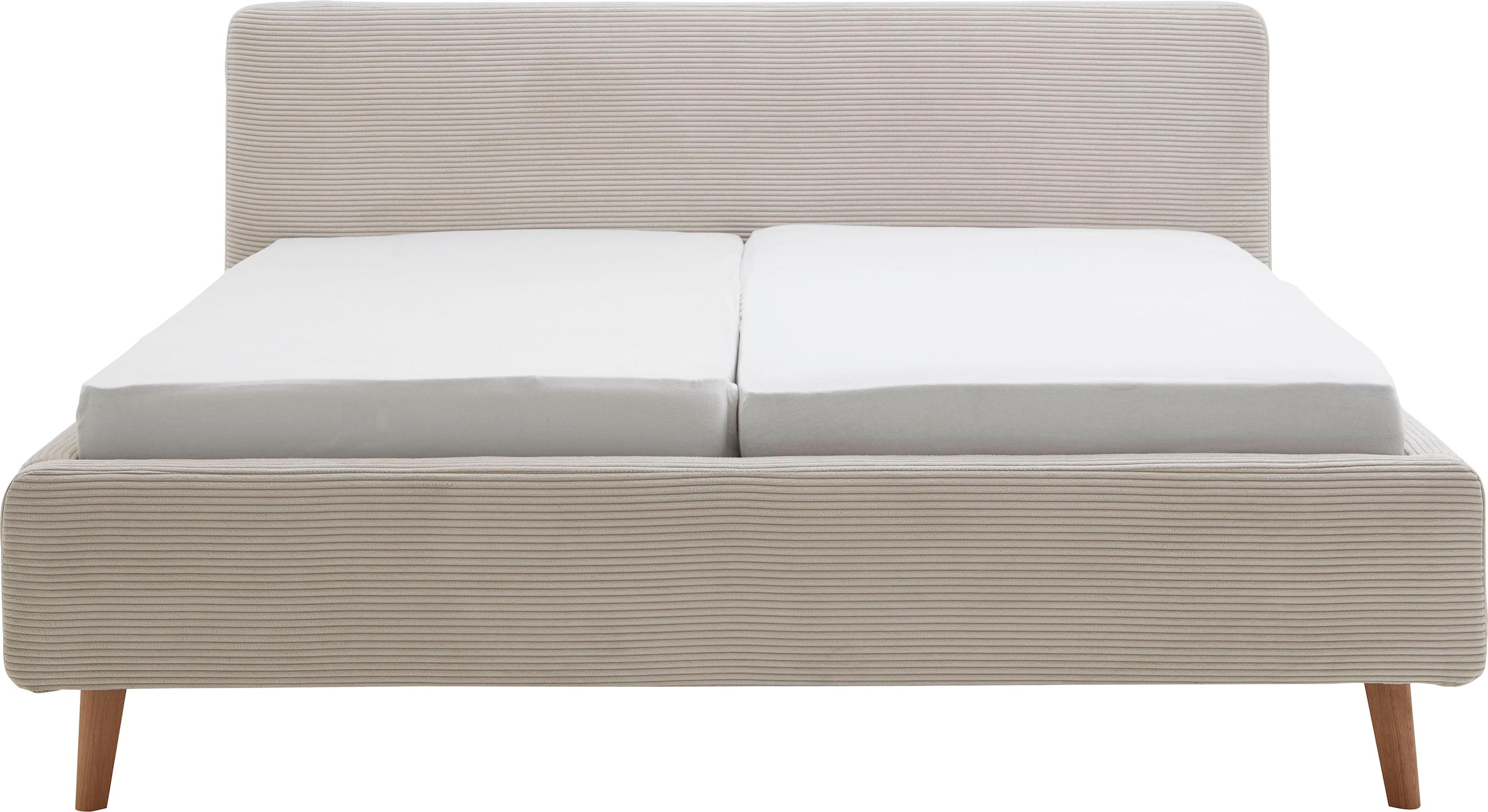 meise.möbel Lit rembourré »MATTIS, Bett wahlweise mit Bettkasten, Cord« Surfaces de couchage : 120x200cm, 140x200cm, 160x200cm & 180x200cm