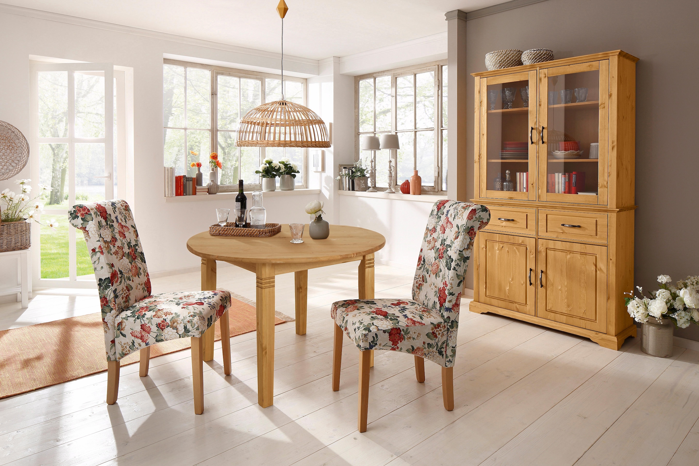 Home affaire Esstisch »Danuta« aus massiver Kiefer, runde Ausführung