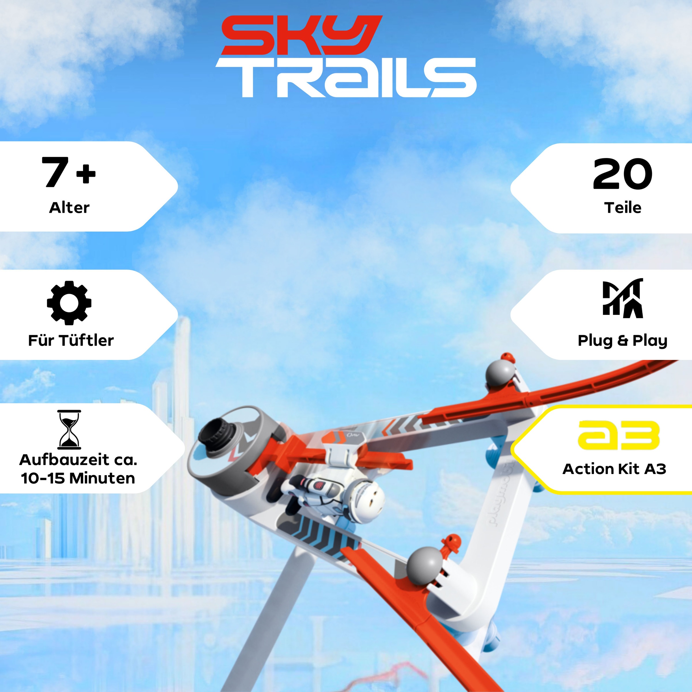 Playmobil® Jeu de construction »Flip Rail e1 (71971), Sky Trails« Made in Europe