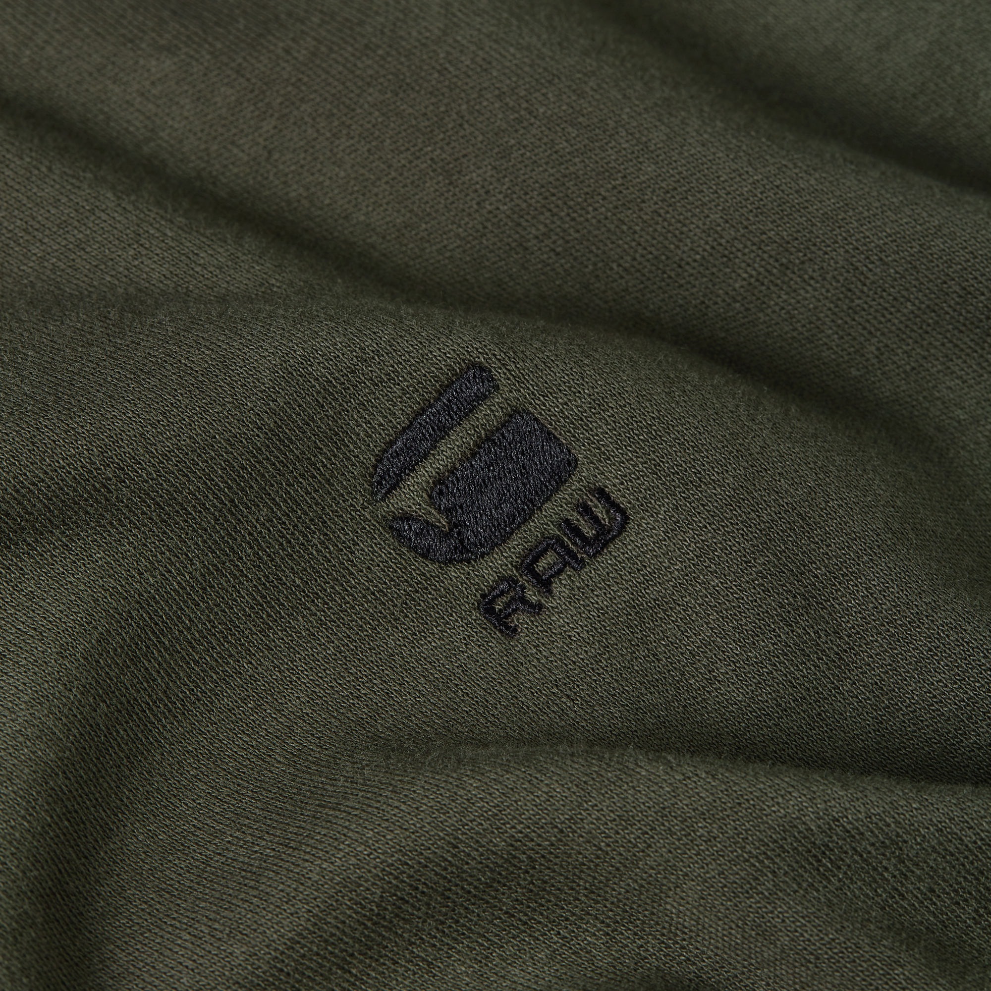 G-STAR T-shirt à manches longues »Nifous R« mit geripptem Einsatz vorne