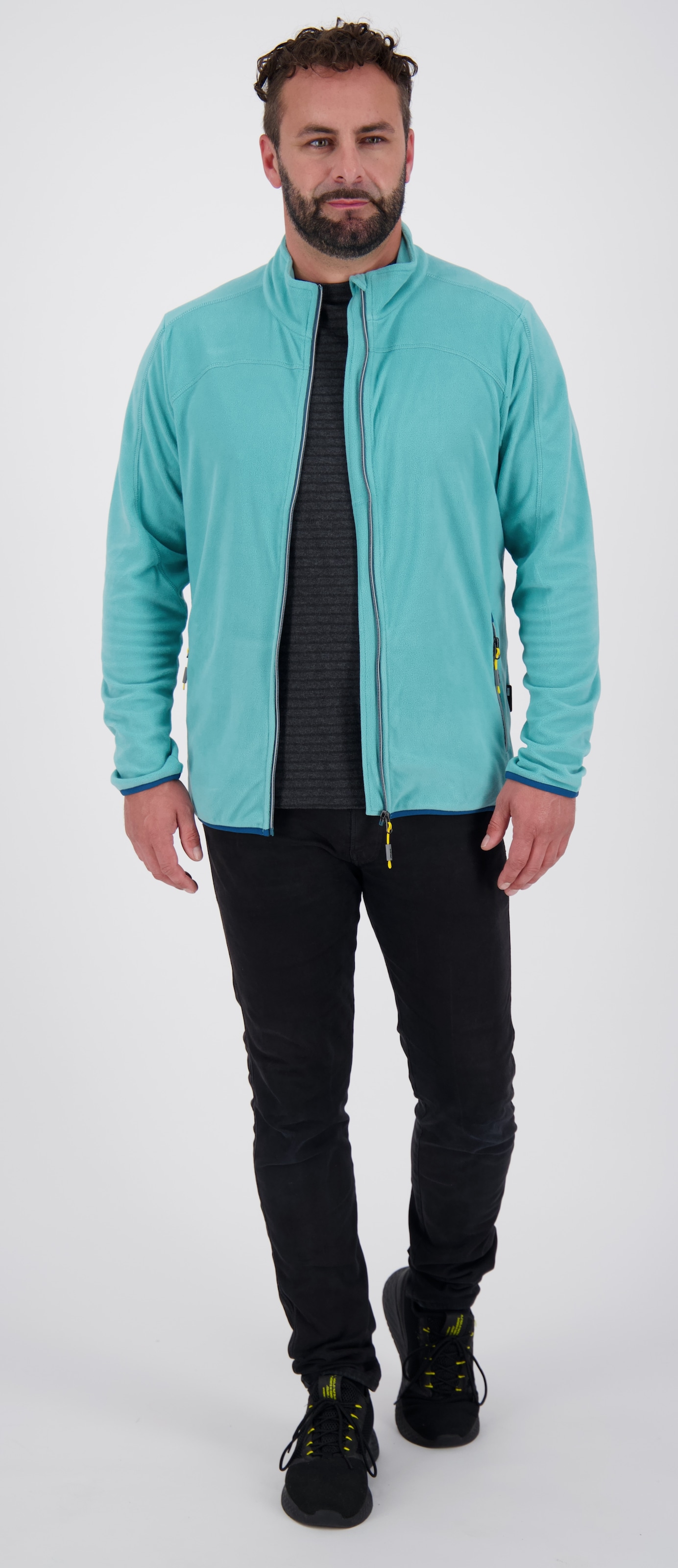 DEPROC Active Fleecejacke »KIRKVALE II MEN« weiche Fleecejacke in traditioneller Optik
