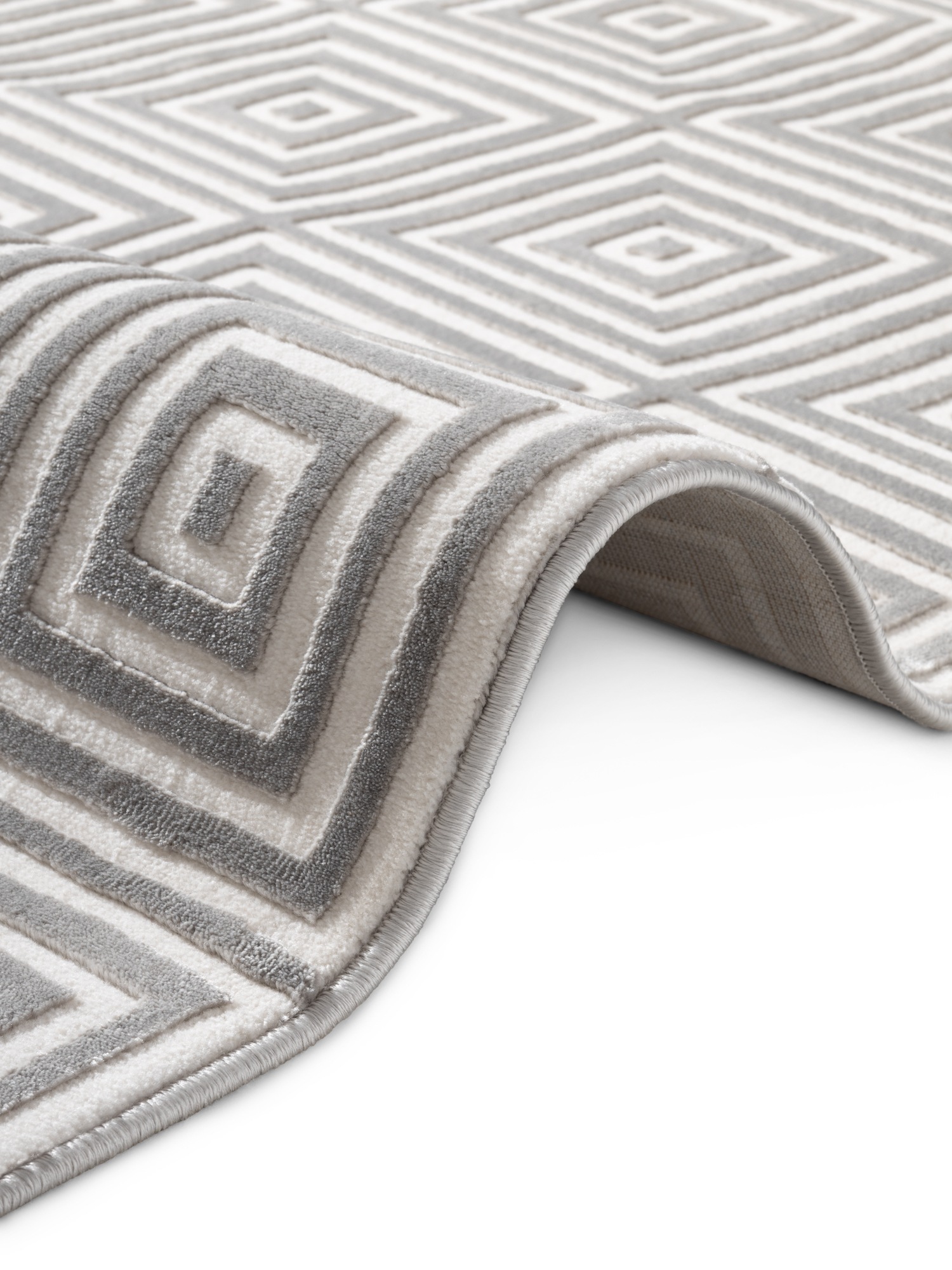 ELLE DECORATION Designteppich »Tourmaline« rechteckig 9 mm Höhe Wohnzimmer, Schlafzimmer, Läufer, Hoch-Tief Effekt, Flur, Glanz