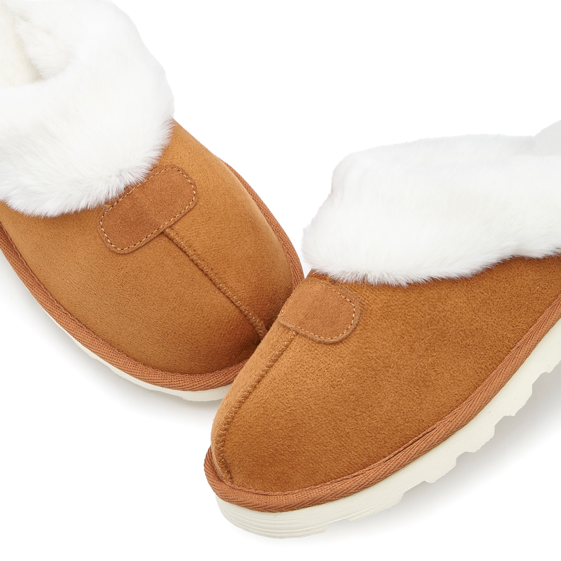 Vivance Dreams by Lascana Pantolette »Plüsch Hausschuh, Pantoffeln, Clogs, Schlappen, Hausschuh,«  avec doublure chaude VEGAN