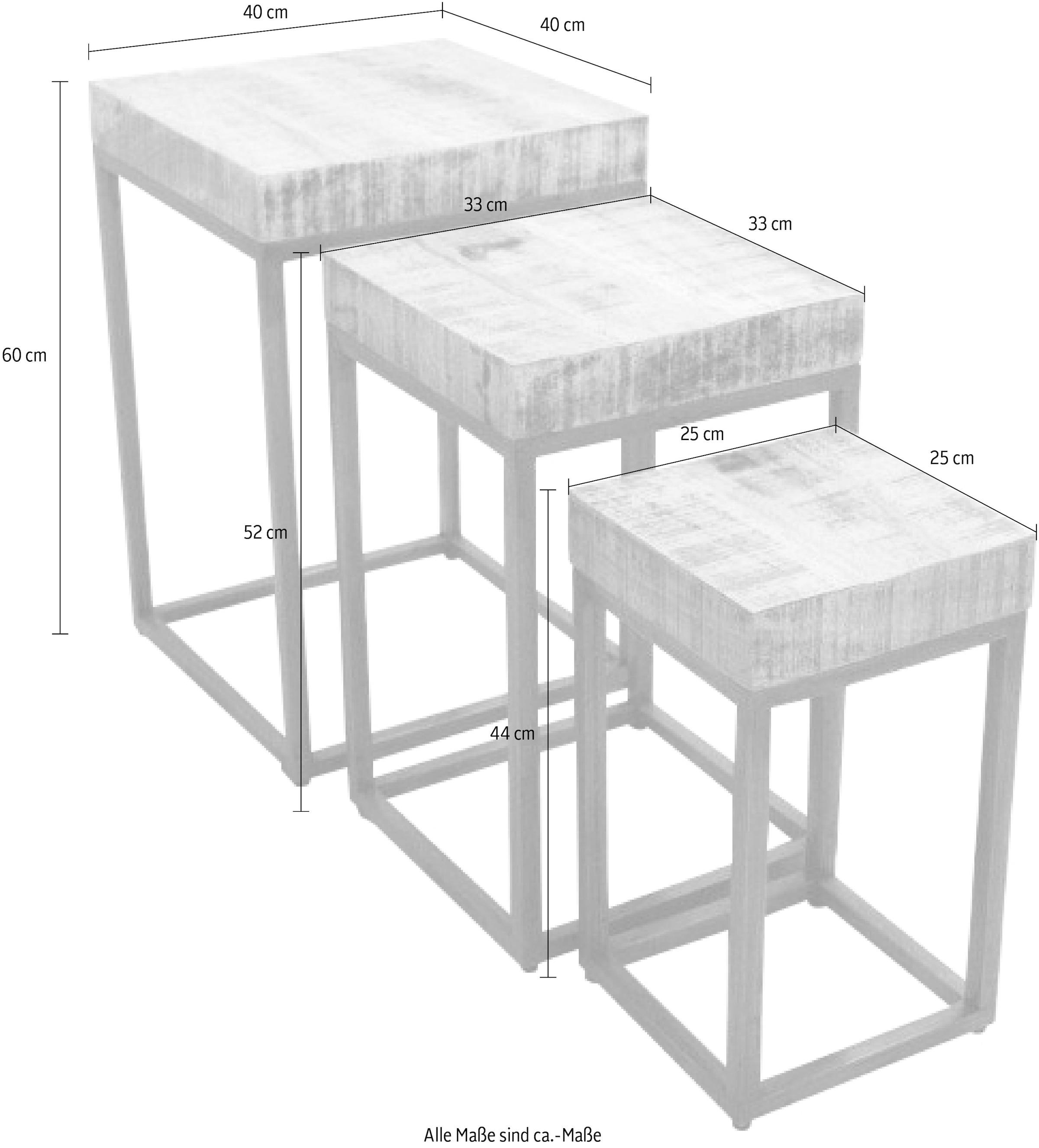 Paroli Beistelltisch 3 Stk. tlg.
