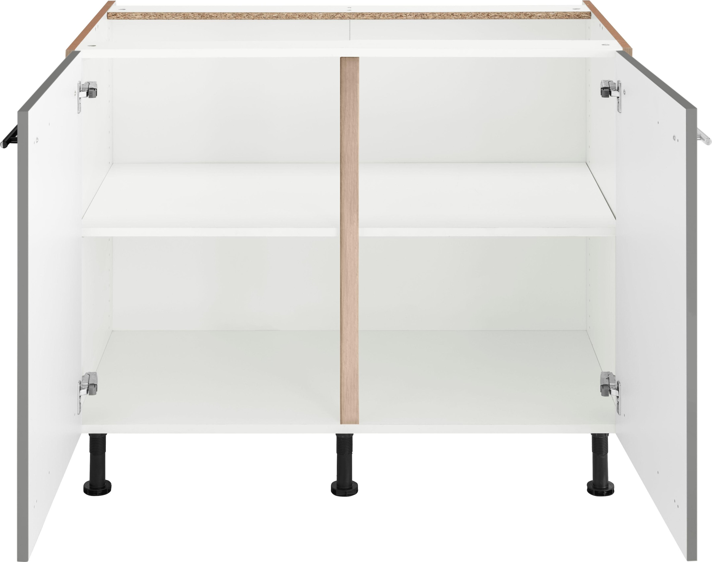 OPTIFIT Unterschrank »Bern« 100 cm breit, mit 2 Türen, mit höhenverstellbaren Füssen