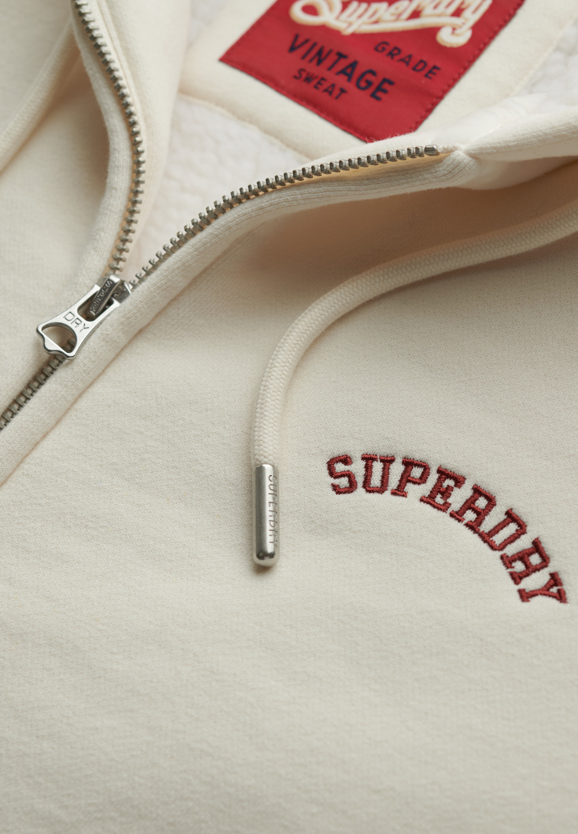 Superdry Kapuzensweatjacke »BORG LINED ZIPHOOD«