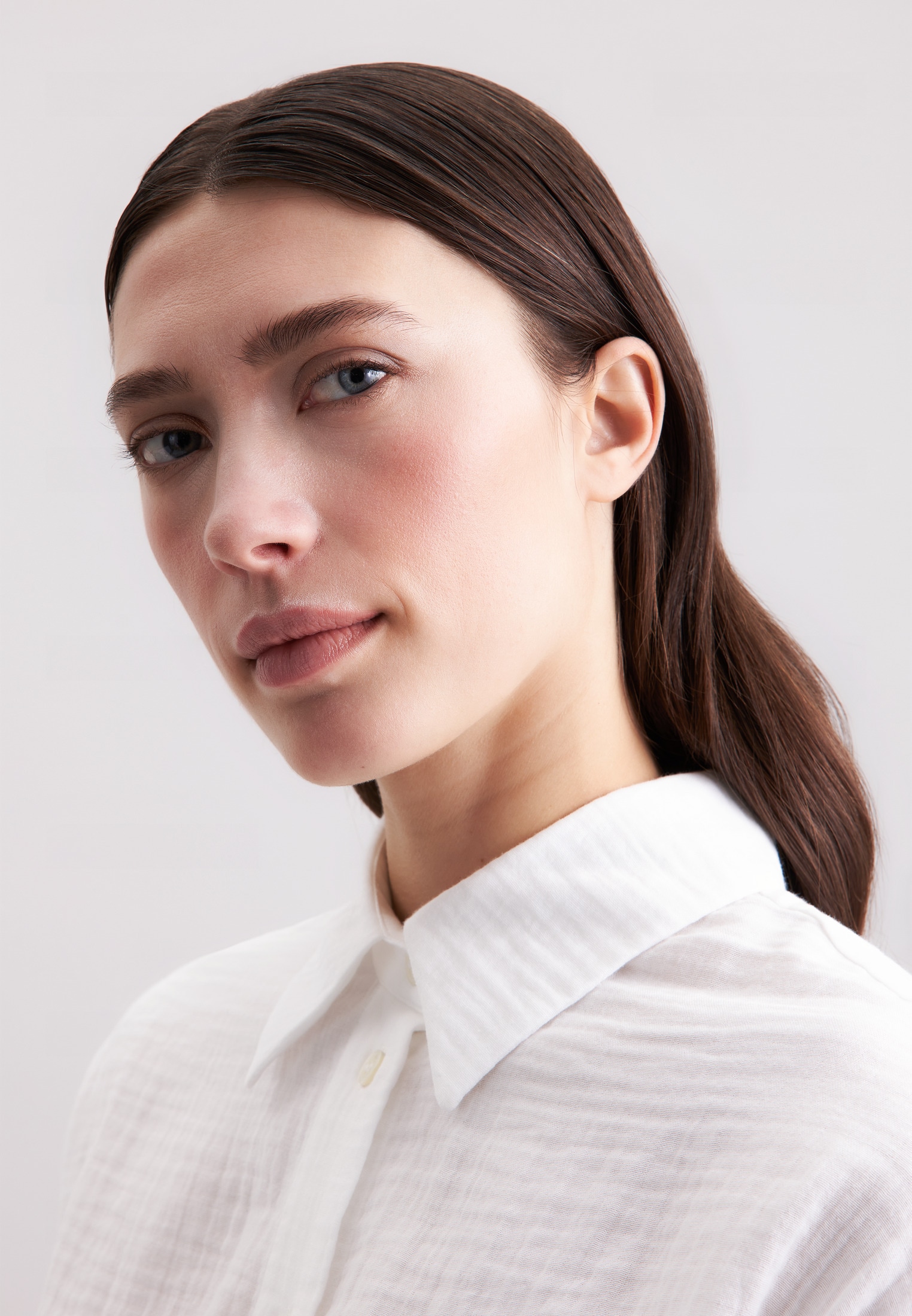 seidensticker Chemisier long 1/1 Kragen Uni