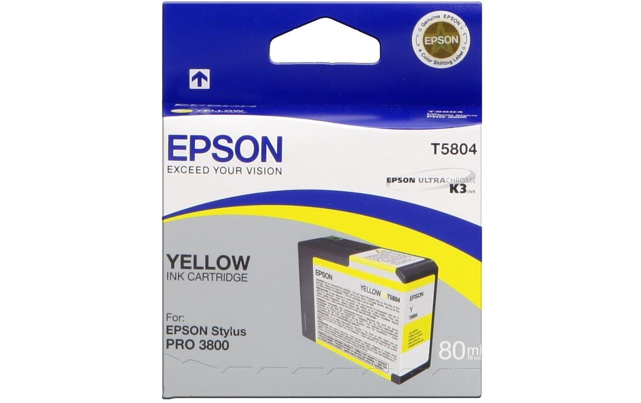 Epson Tonerpatrone »C13T580400 Yellow«