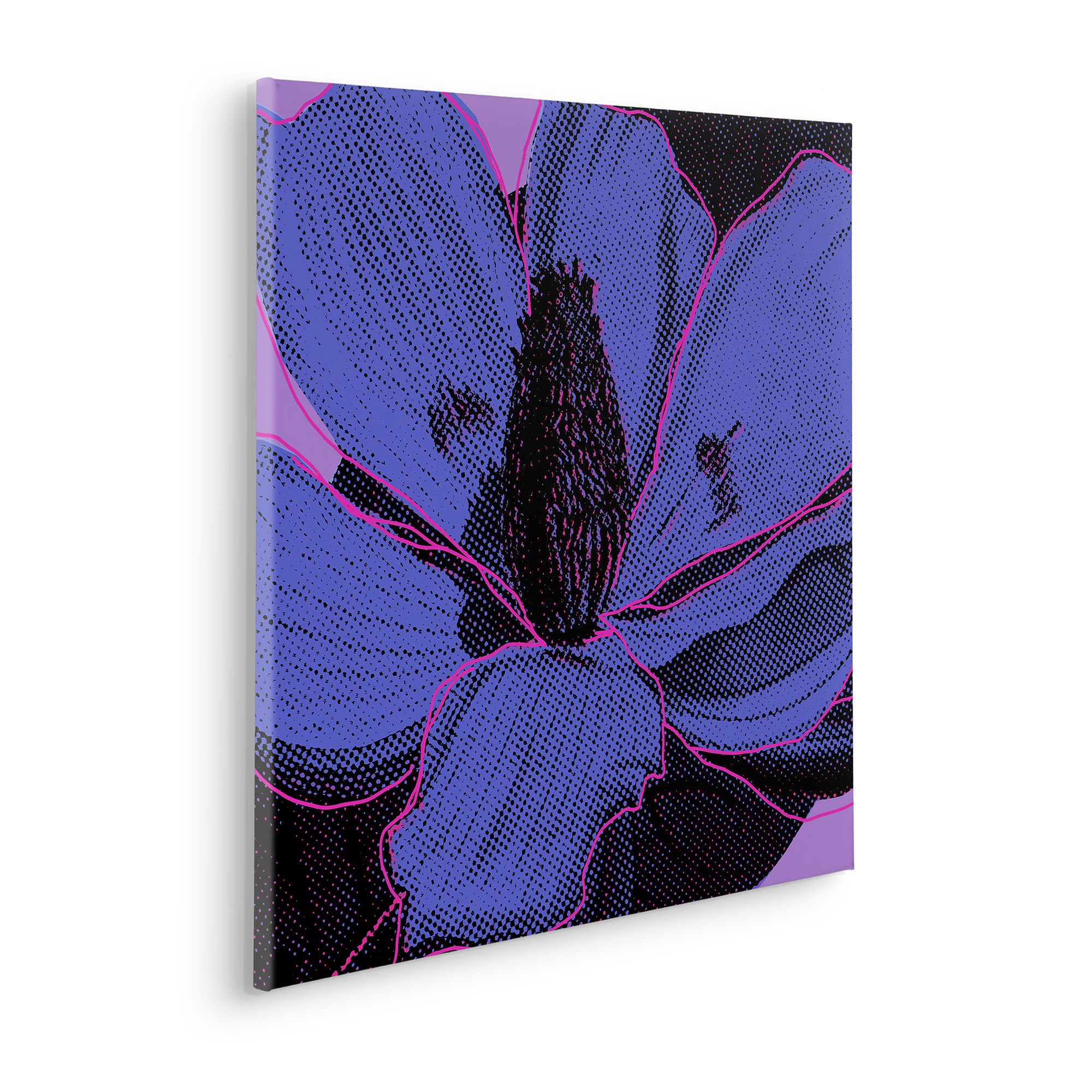 Komar Tableau sur toile »Purple Fusion - Grösse 60 x 60 cm« 1 cuis tlg. Keilrahmenbild mi Echtholzrahmen