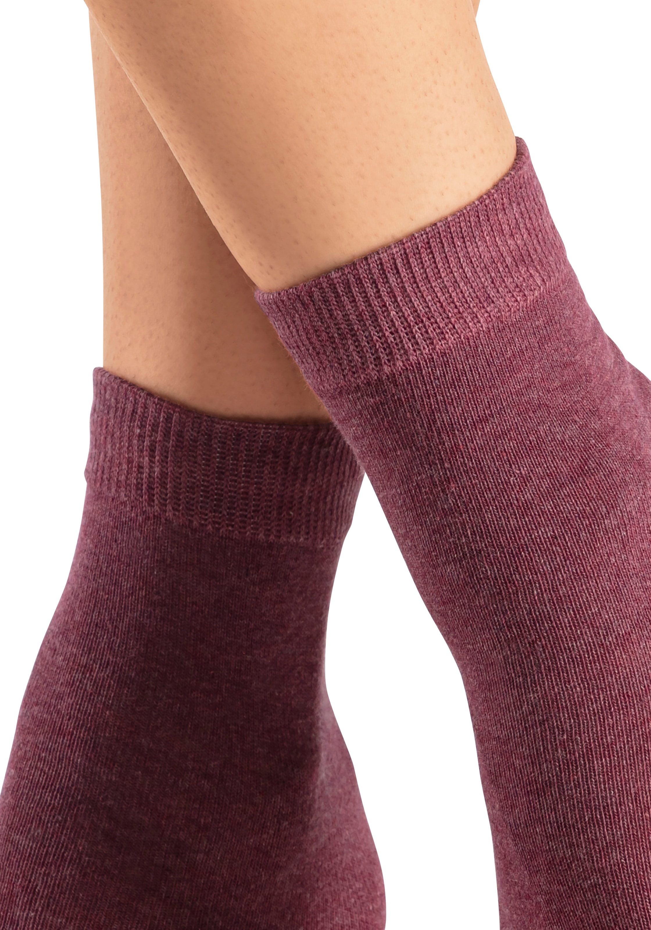 LASCANA Chaussettes basiques Paquet, 7 cuis tlg. en couleurs mélangées vives