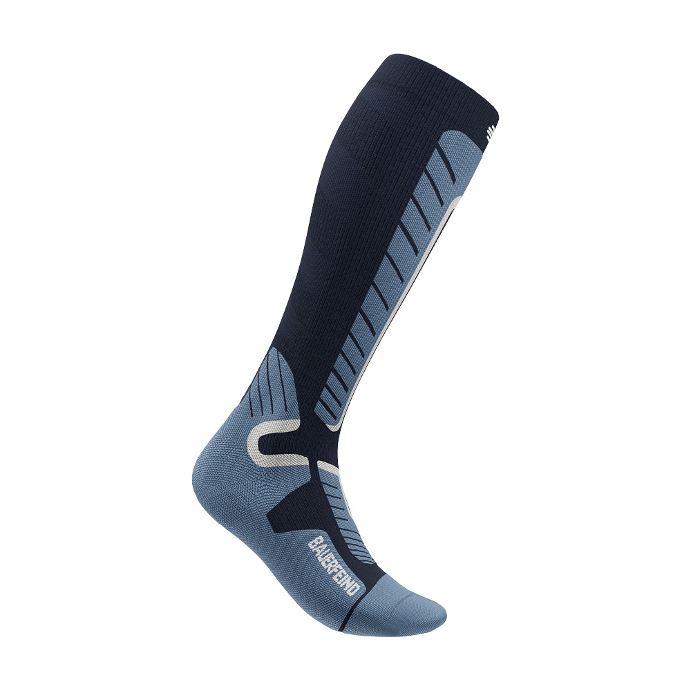 Bauerfeind Chaussettes de sport »SKI ALPINE COMPRESSION SOCKS« für Alpinski und Snowboard, mit anatomisch geformter Zehenbox
