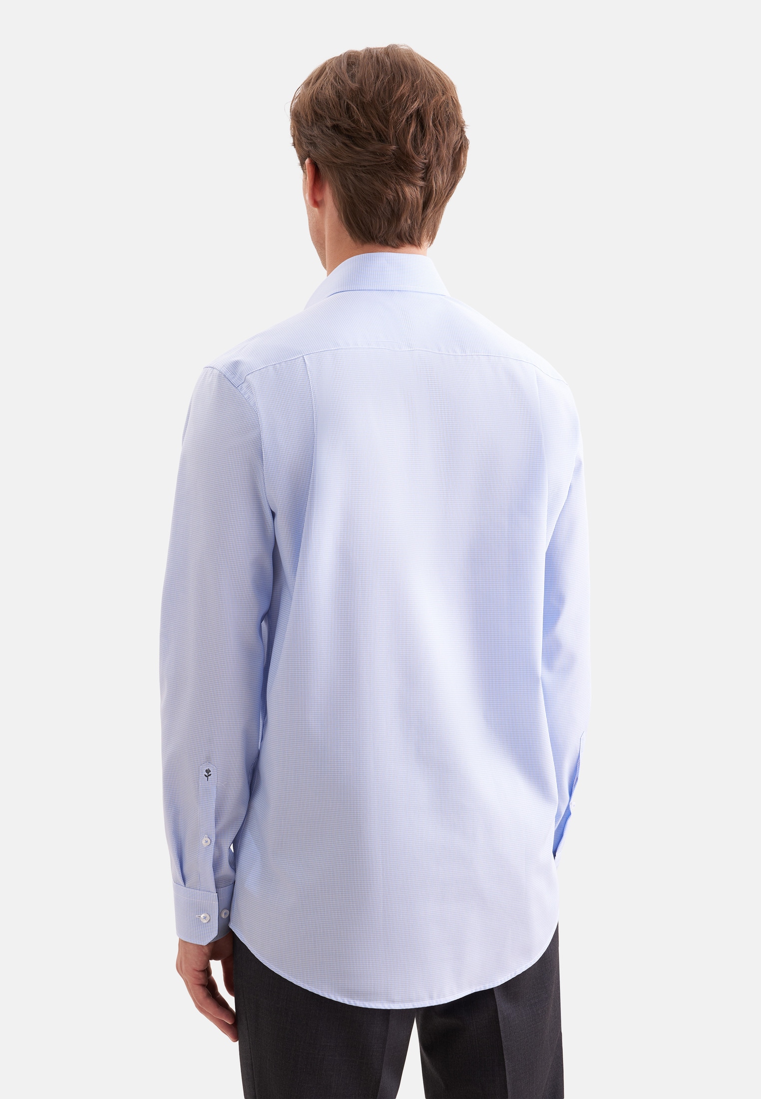 seidensticker Chemise d'affaires »Schwarze Rose« col Kent 1/1 régulier à carreaux