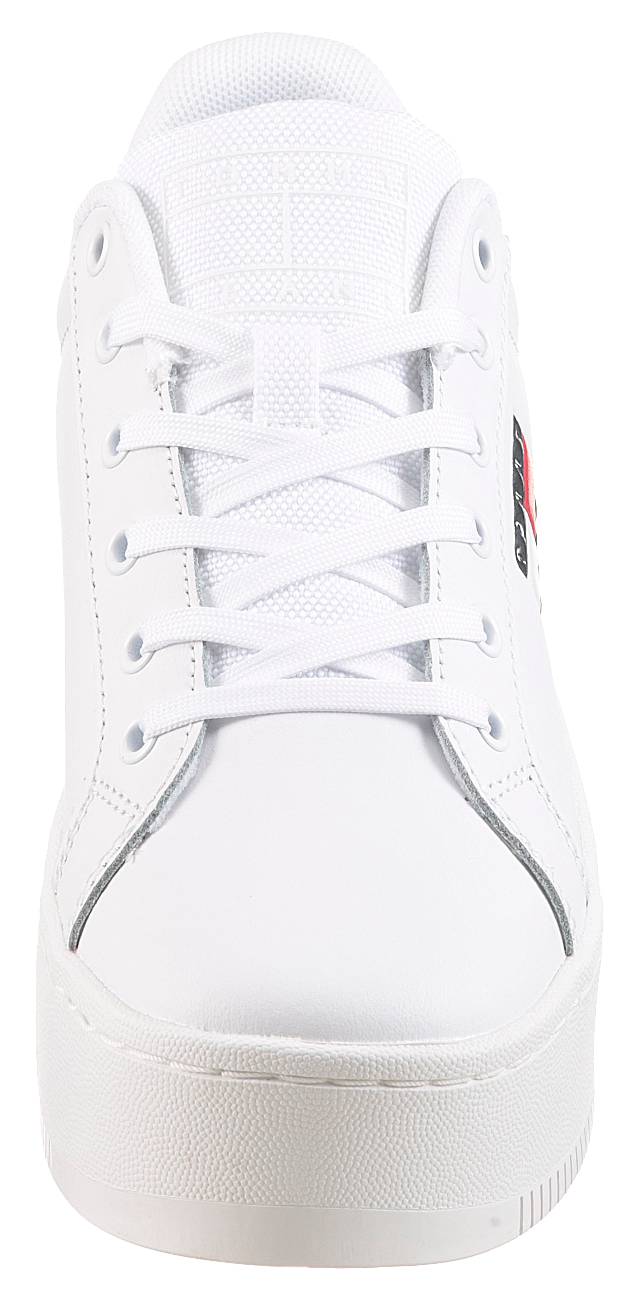 Tommy Jeans Baskets à plateforme »TJW FLATFORM SNEAKER«  , Freizeitschuh, Halbschuh, Schnürschuh mit Schaftrandpolsterung